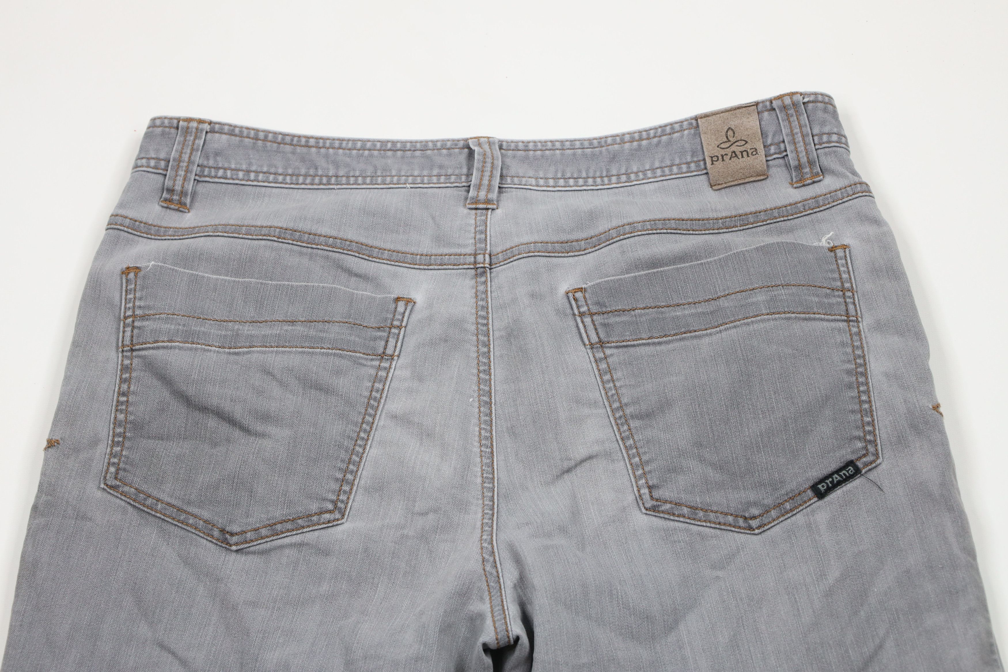 Prana × Vintage prAna Breathe Faded Stretch Outdoor Hiking Trail Jeans Gray Size US 34 / EU 50 - 9 Thumbnail