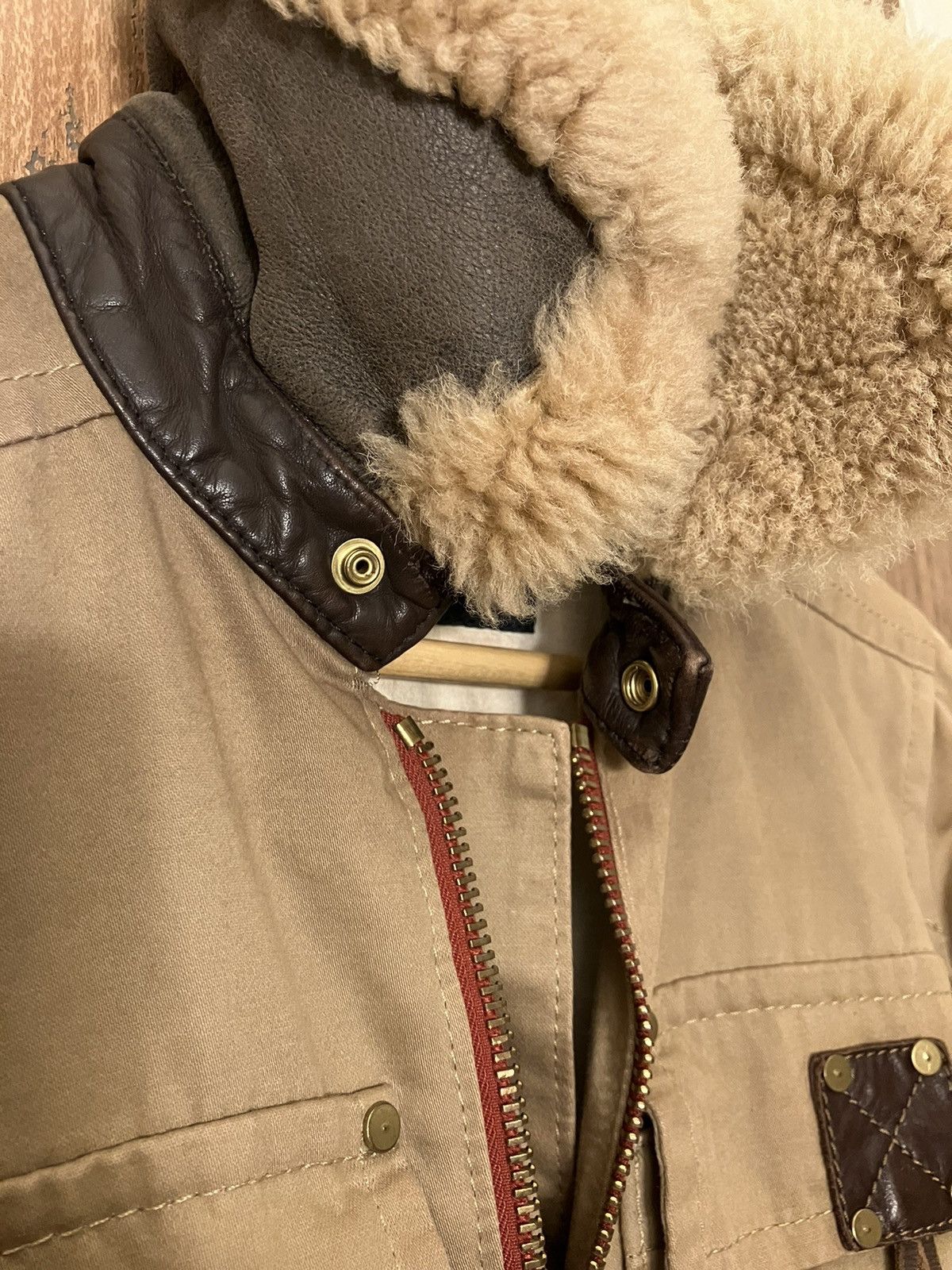 Dsquared2 Dsquared FW 2003 Shearling Collar Jacket FW03 AW03 AW2003 Size US S / EU 44-46 / 1 - 6 Thumbnail