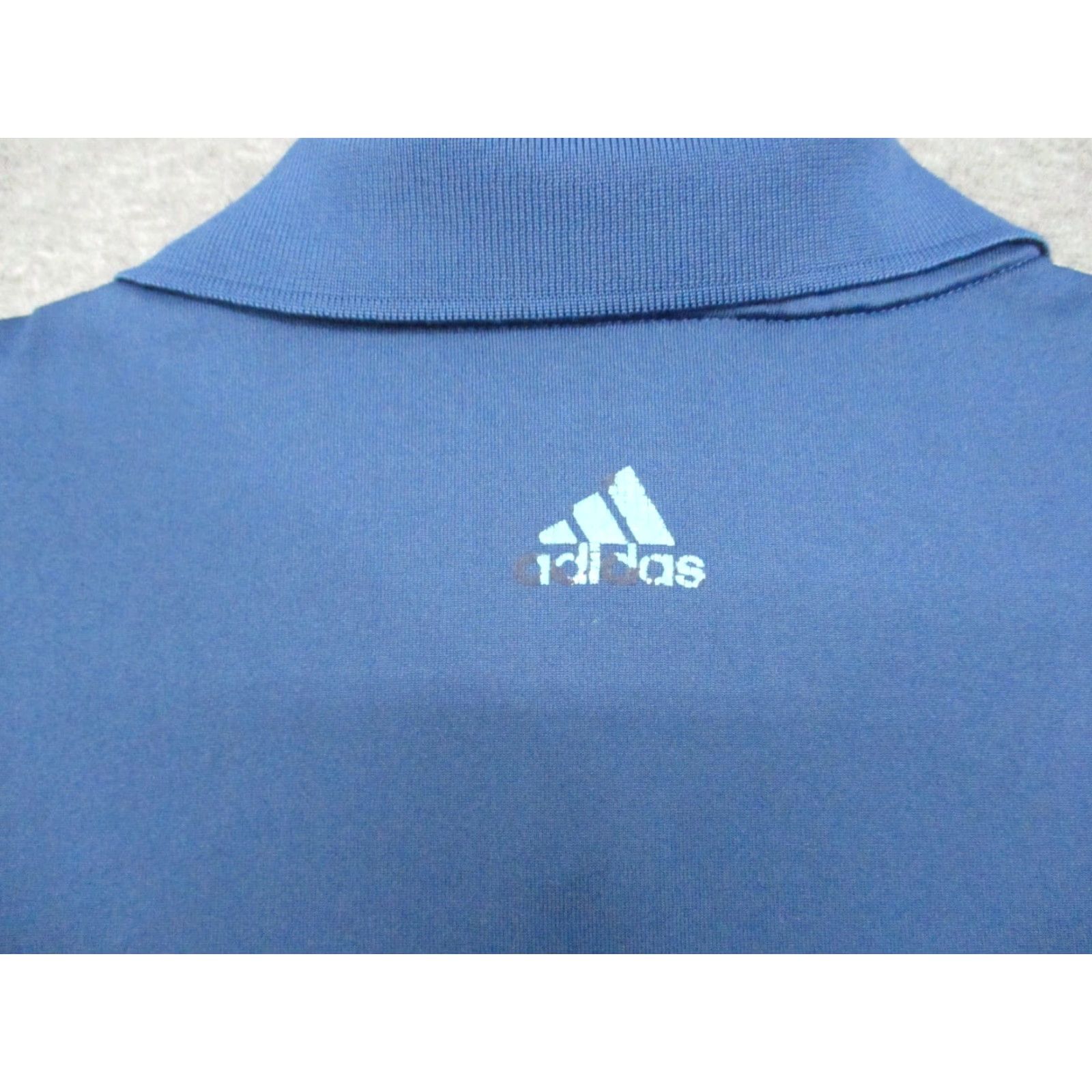 Adidas ADIDAS Polo Golf Shirt Mens L Large Pure Motion Navy Blue Polo Shirt Golf Moisture Wicking Adidas Puremotion Logo 90s? Size US L / EU 52-54 / 3 - 5 Thumbnail