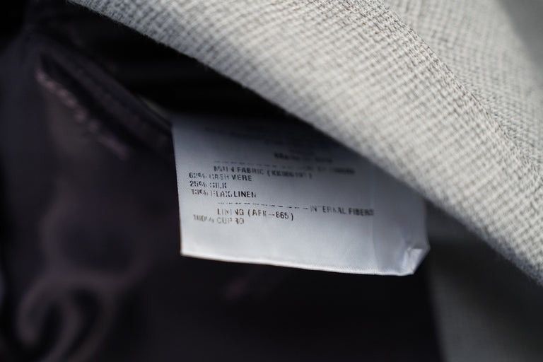 Kiton KITON JACKET BLAZER CASHMERE/SILK GREY SUMMER SHORT JACKET Size 36S - 13 Thumbnail