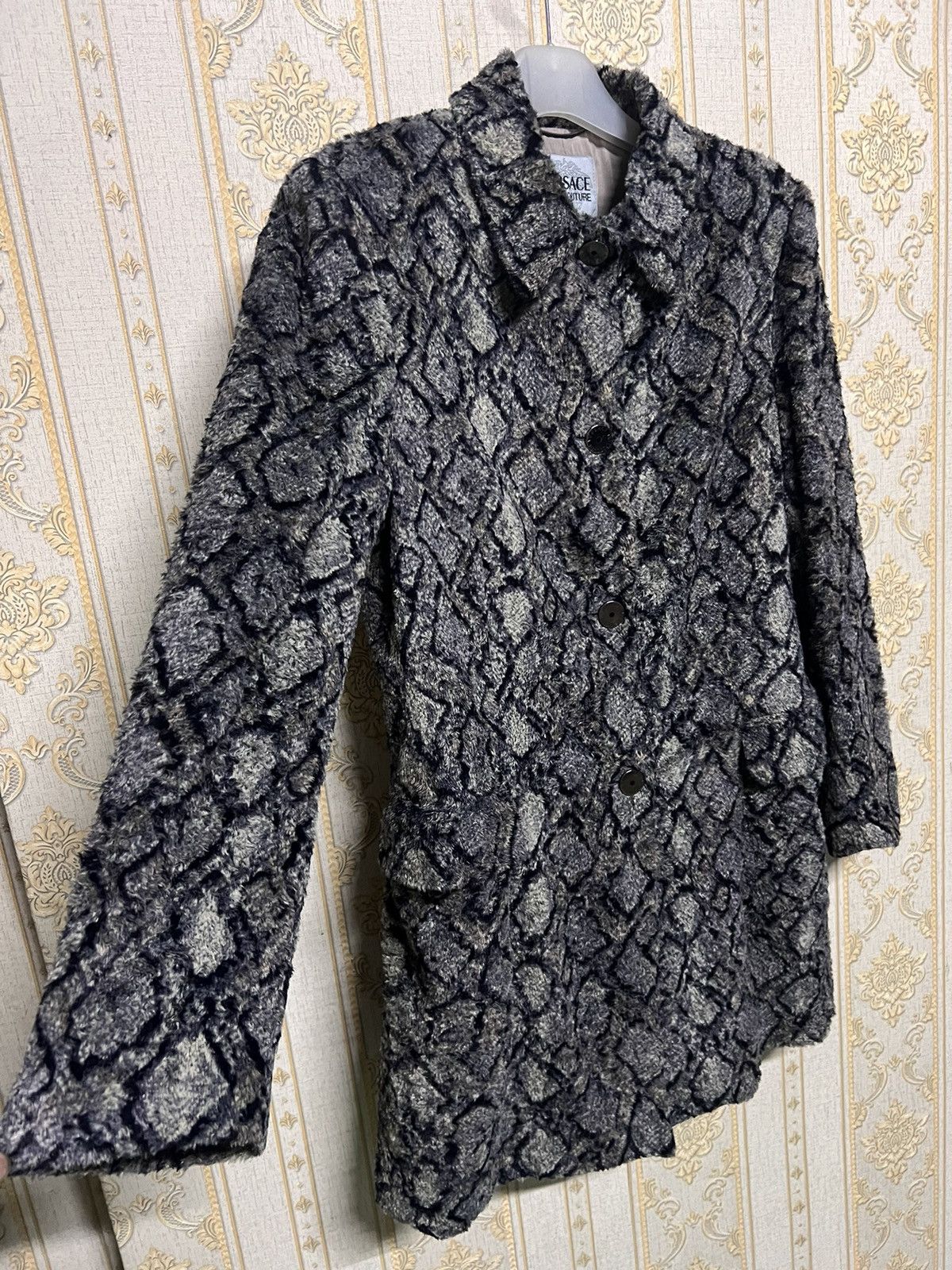Versace Jeans Couture × Vintage Versace Jeans Couture Women’s Python Fur Coats Size S / US 4 / IT 40 - 1 Thumbnail