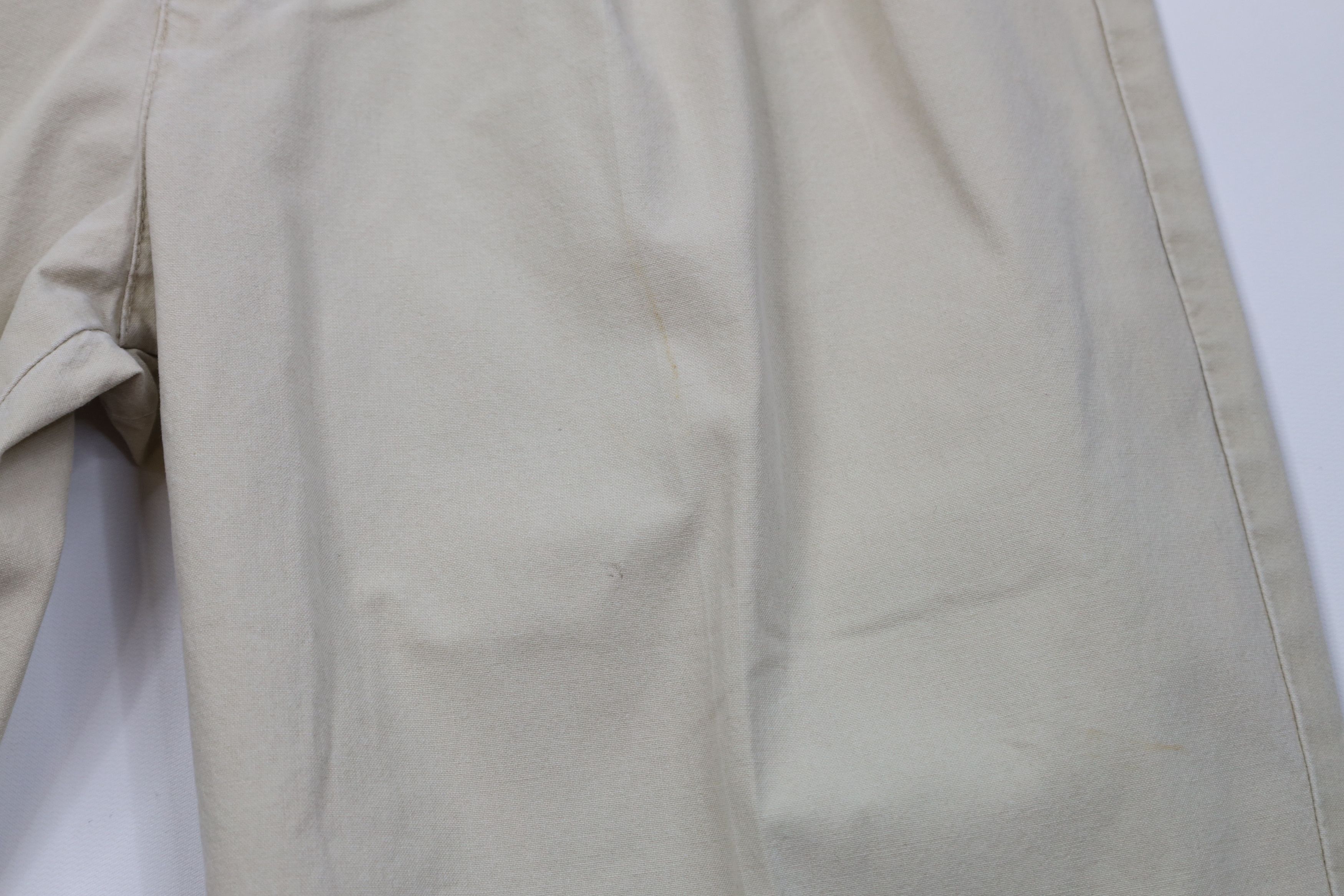 L.L. Bean Vintage 90s LL Bean Weight Wide Leg Pants Stonewash Beige Size US 32 / EU 48 - 6 Thumbnail