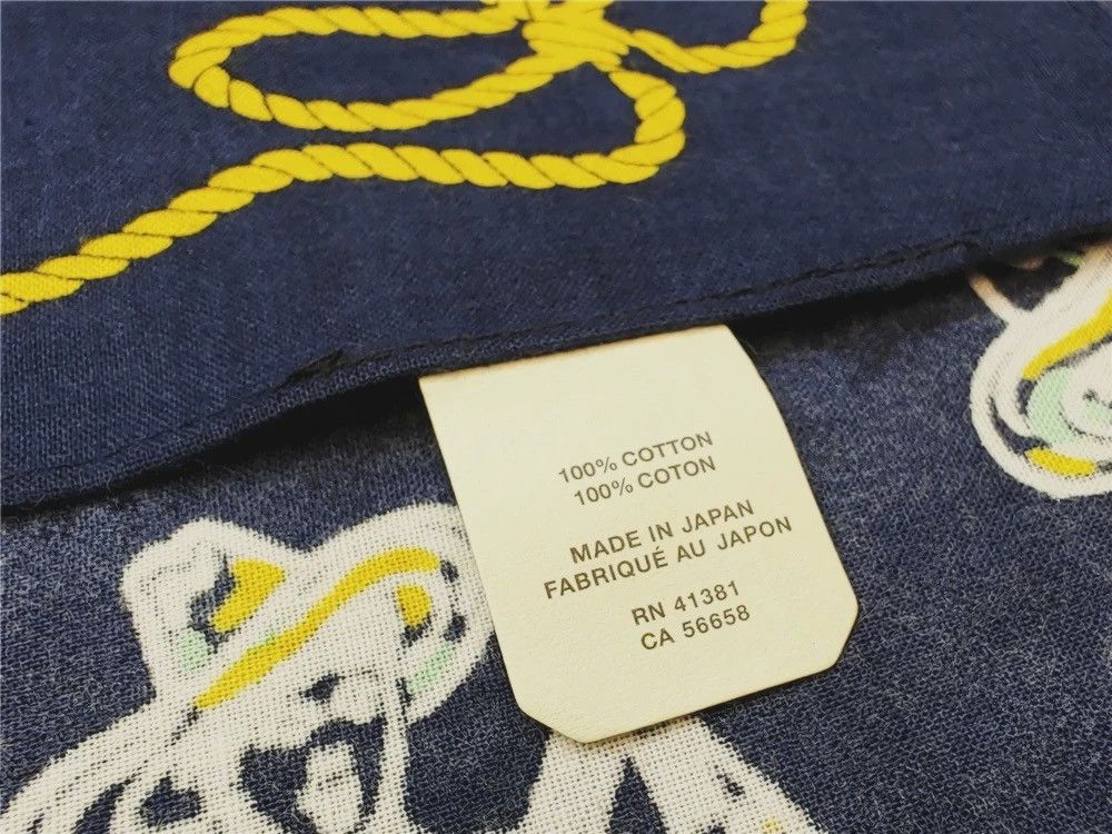 RRL Ralph Lauren RRL INDIGO Bandana COTTON Scarf handkerchief Size ONE SIZE - 18 Thumbnail