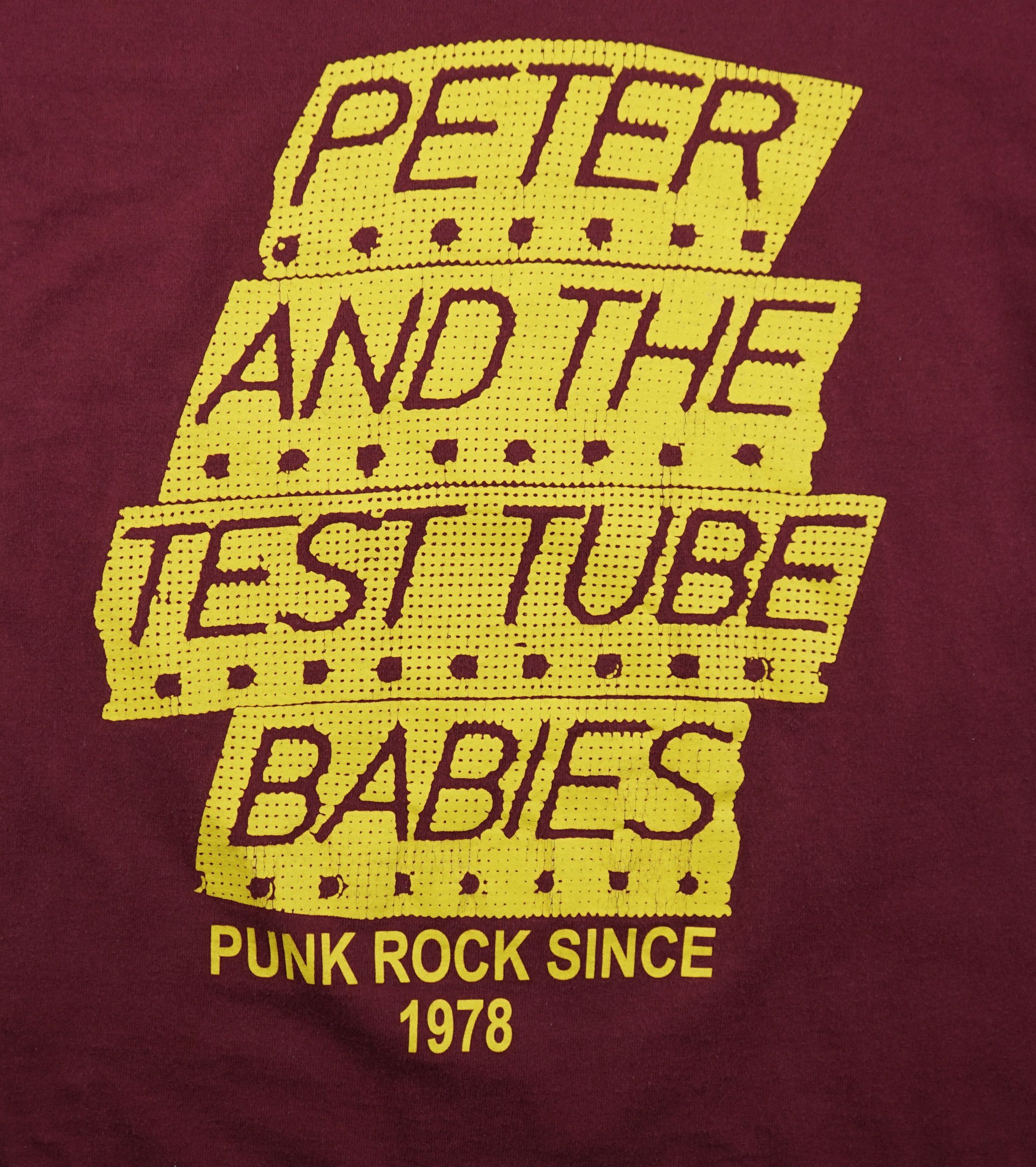 Band Tees × Vintage Vintage 2002 Peter and the Test Tube Babies Punk RockT-Shirt Size US S / EU 44-46 / 1 - 2 Thumbnail