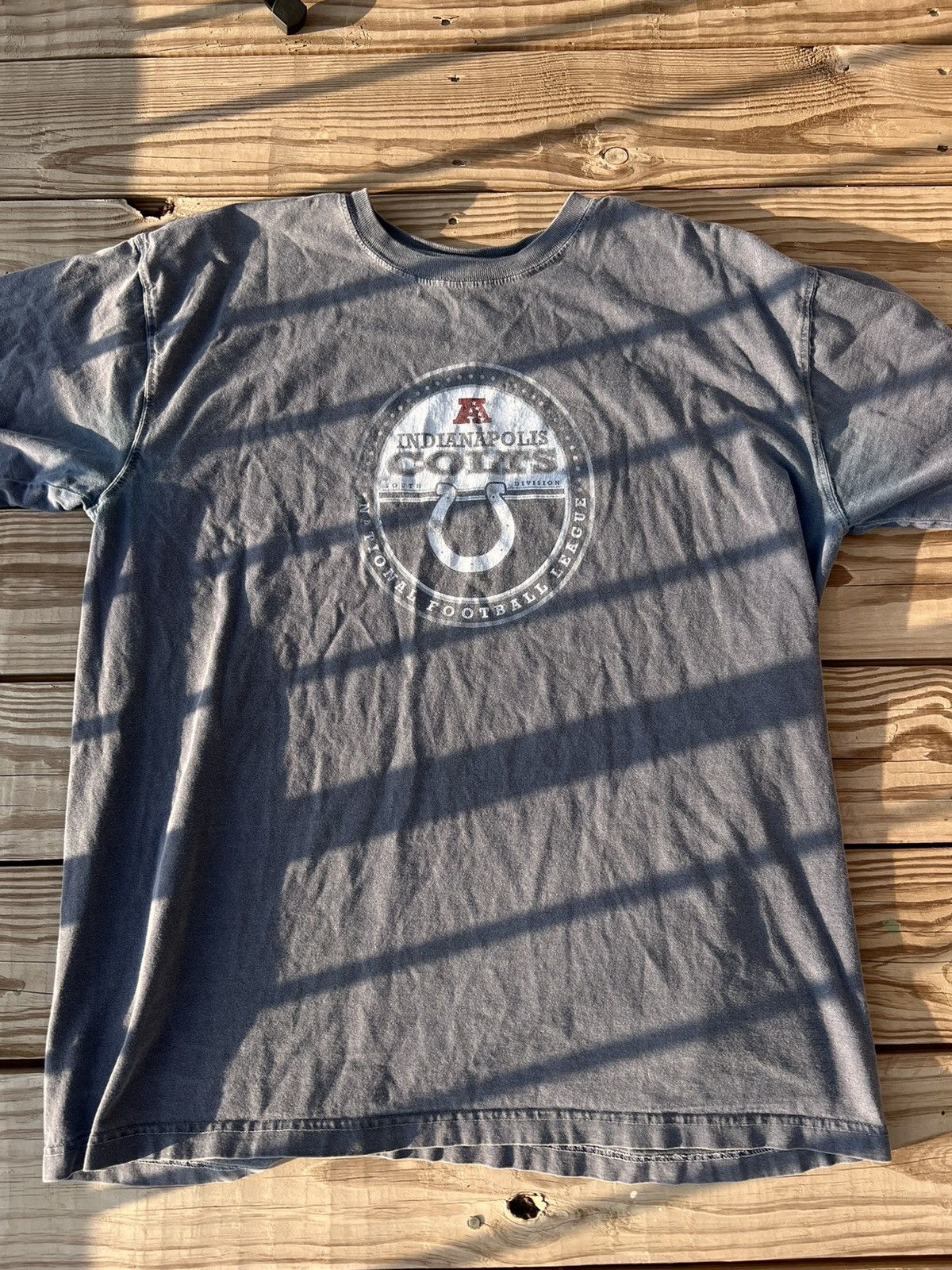 NFL × Vintage Crazy Vintage 90s Colts Tee Size US L / EU 52-54 / 3 - 1 Thumbnail