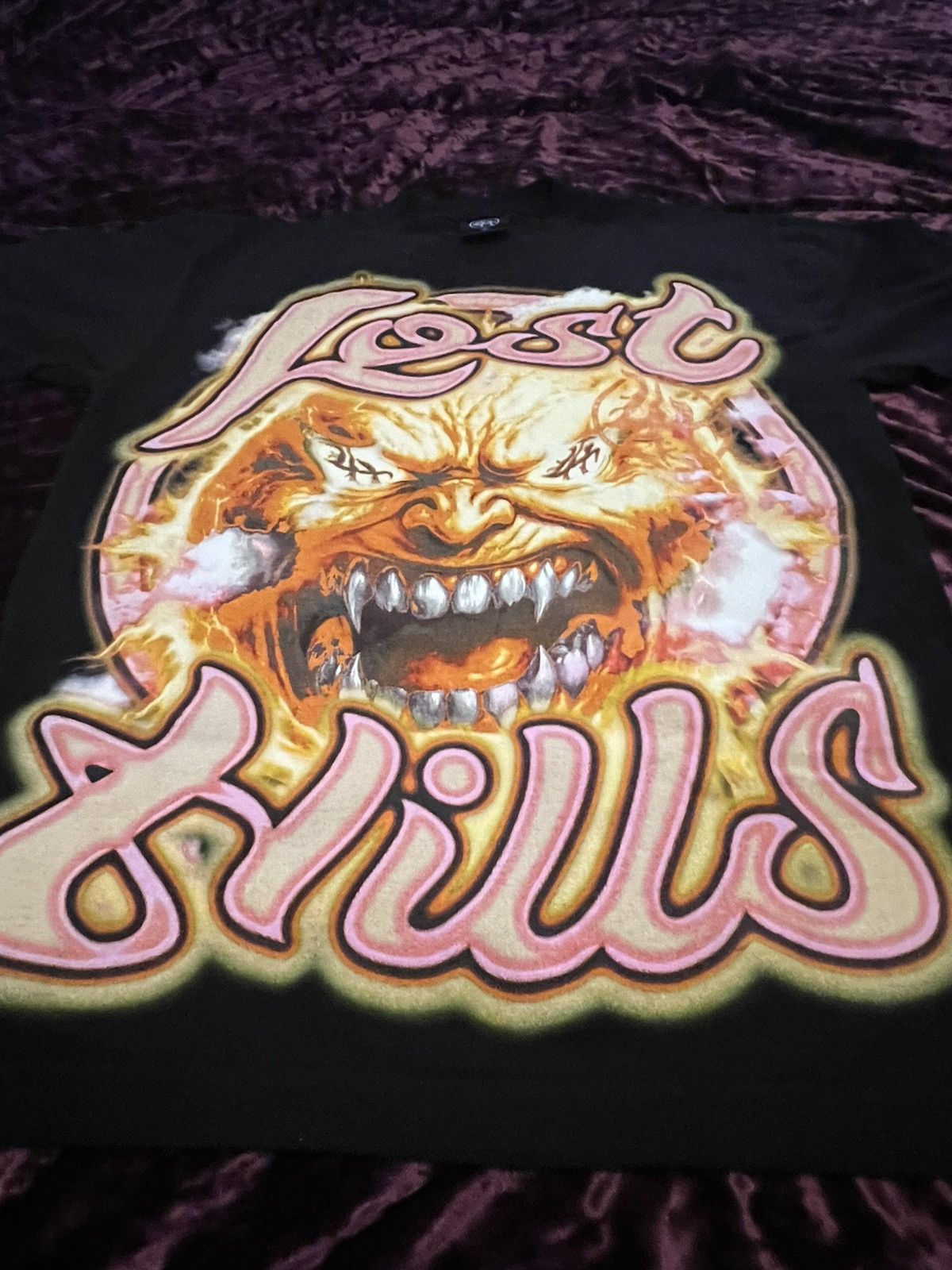 Lost hills Lost Hills “Fiery Demon” Graphic T-Shirt Black - Men Size Sm Size US S / EU 44-46 / 1 - 2 Thumbnail