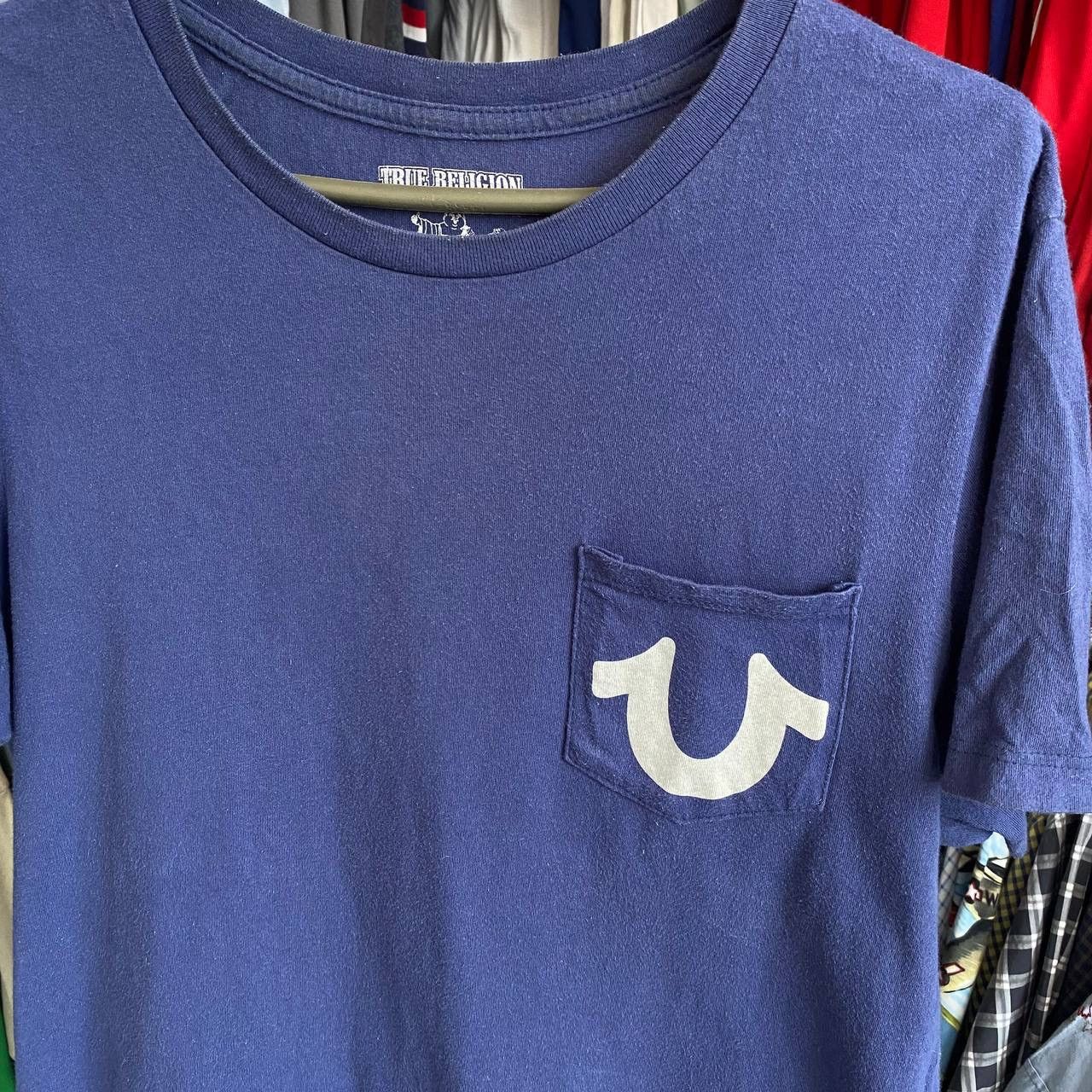 True Religion Men’s True Religion Big Logo Streetwear Japanese y2k tee Size US M / EU 48-50 / 2 - 2 Thumbnail