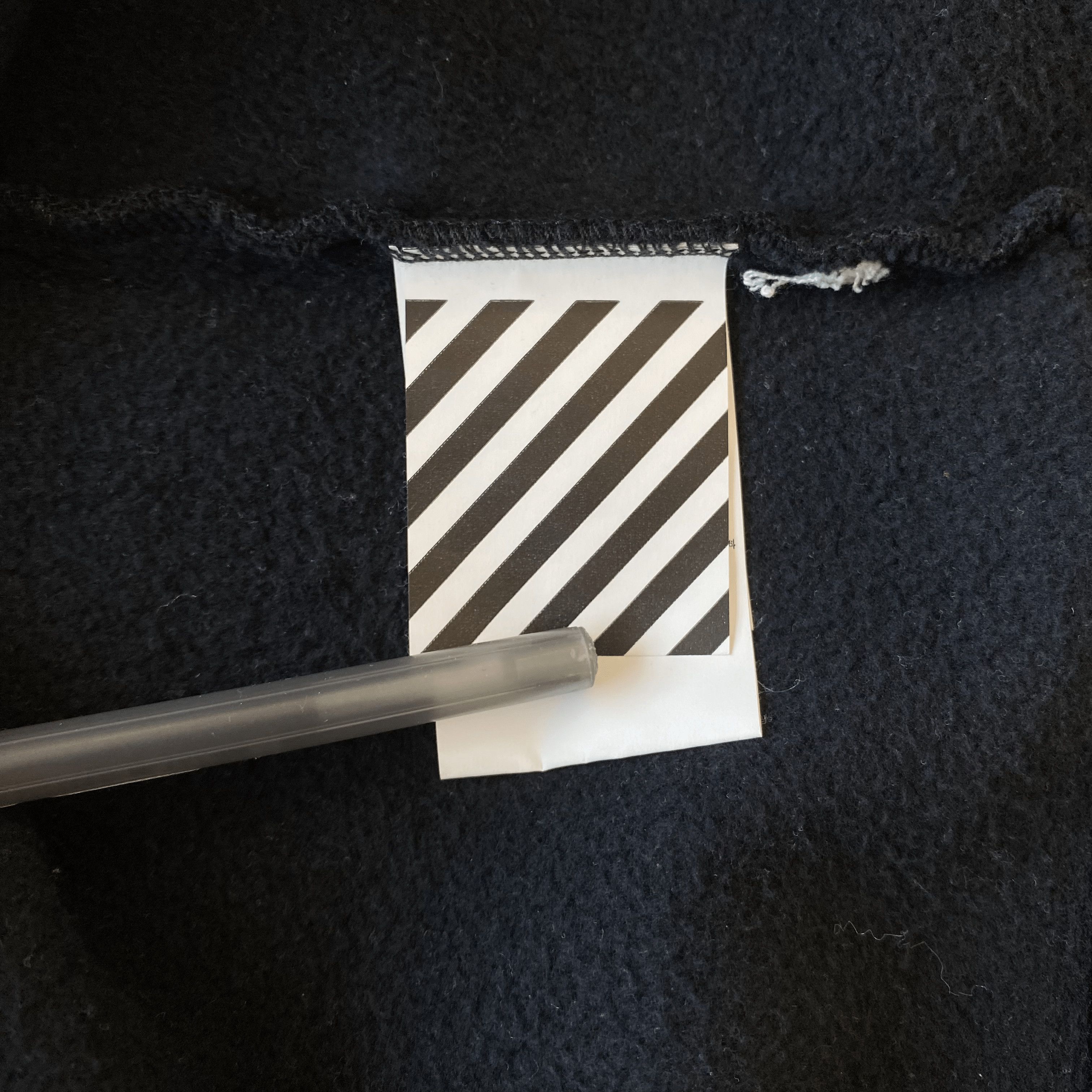 Off-White "OFF" Logo Print Oversized Sweatshirt Black [size S, fits L] Size US S / EU 44-46 / 1 - 7 Thumbnail