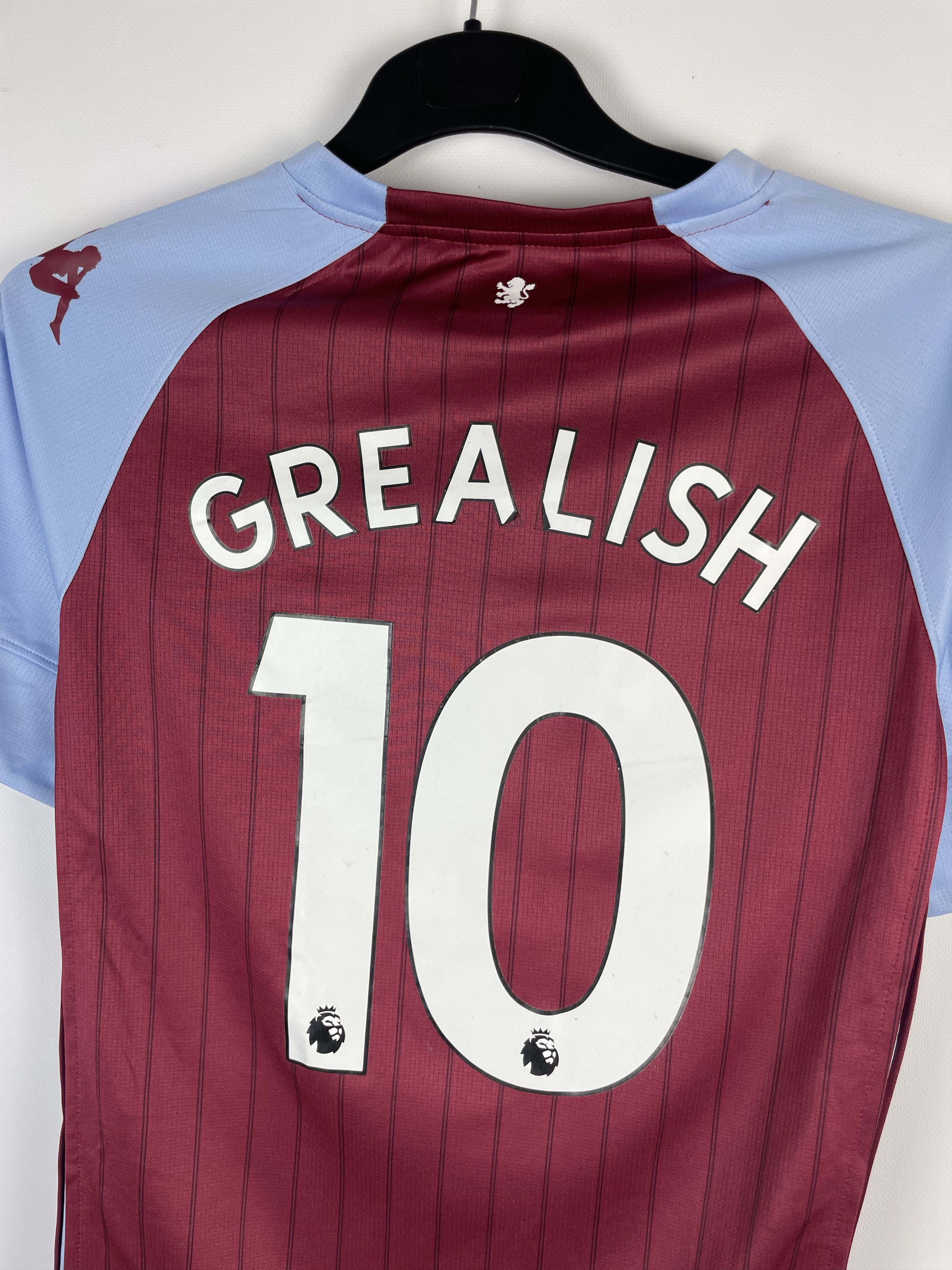 Kappa Vintage Kappa Aston Villa 10 Grealish Soccer Jersey Size US M / EU 48-50 / 2 - 12 Thumbnail