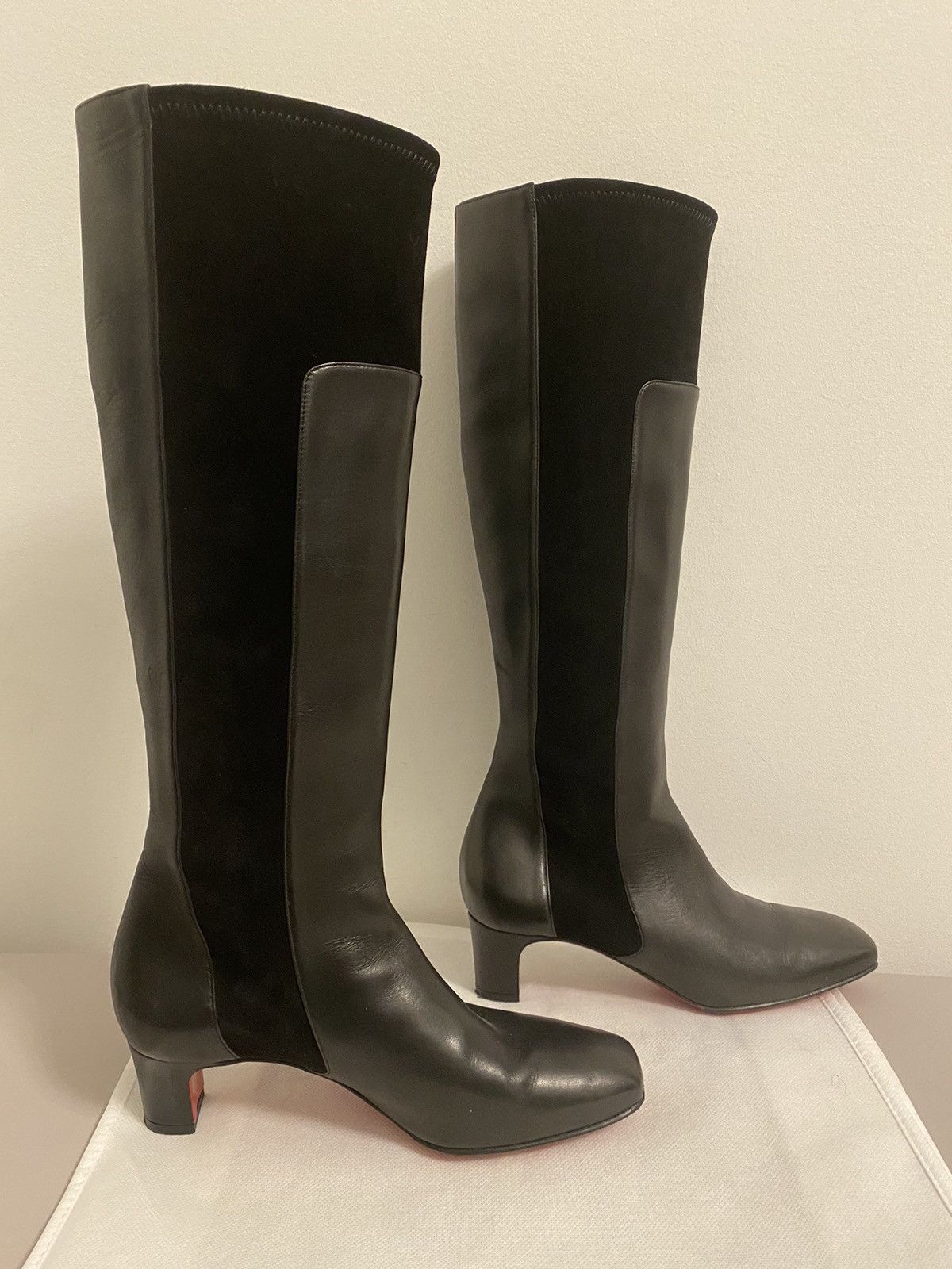 Christian Louboutin Authentic Christian Louboutin leather and suede boots Size US 8 / IT 38 - 5 Thumbnail