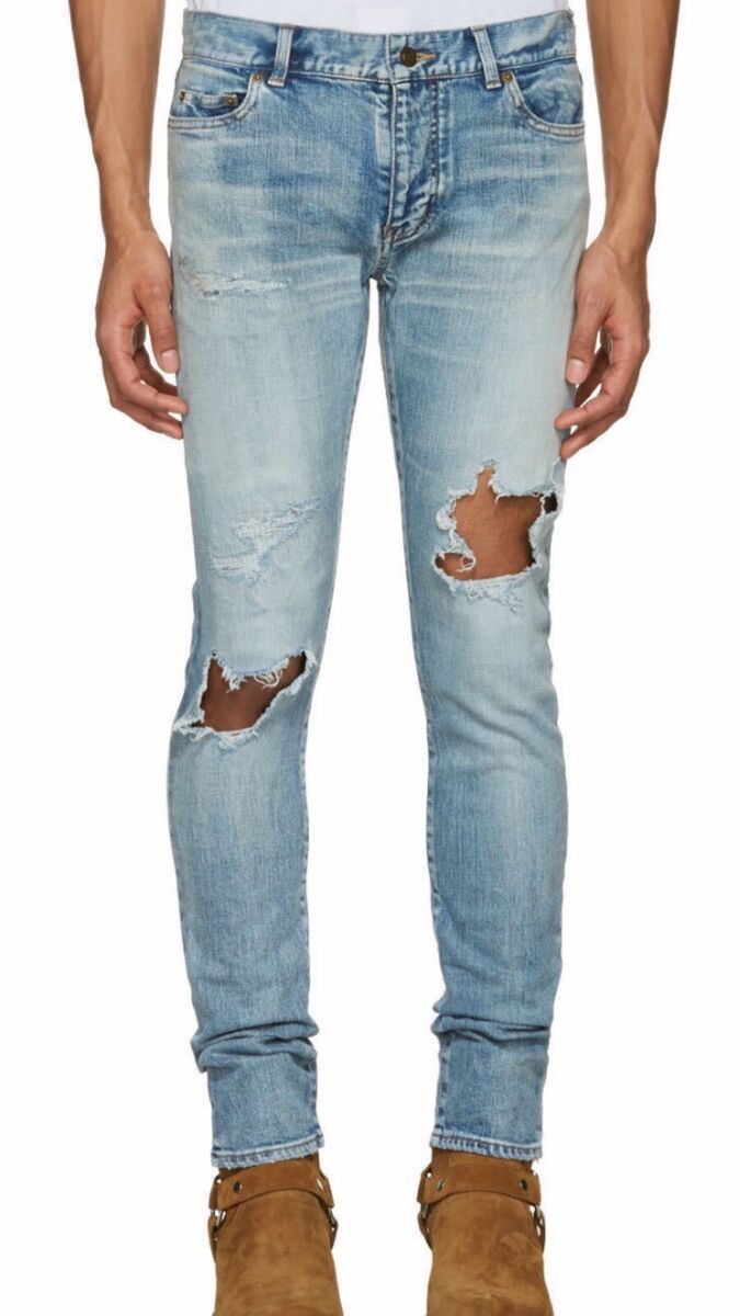 Saint Laurent Paris 👖SAINT LAURENT Hedi Slimane Size US 32 / EU 48 - 1 Thumbnail