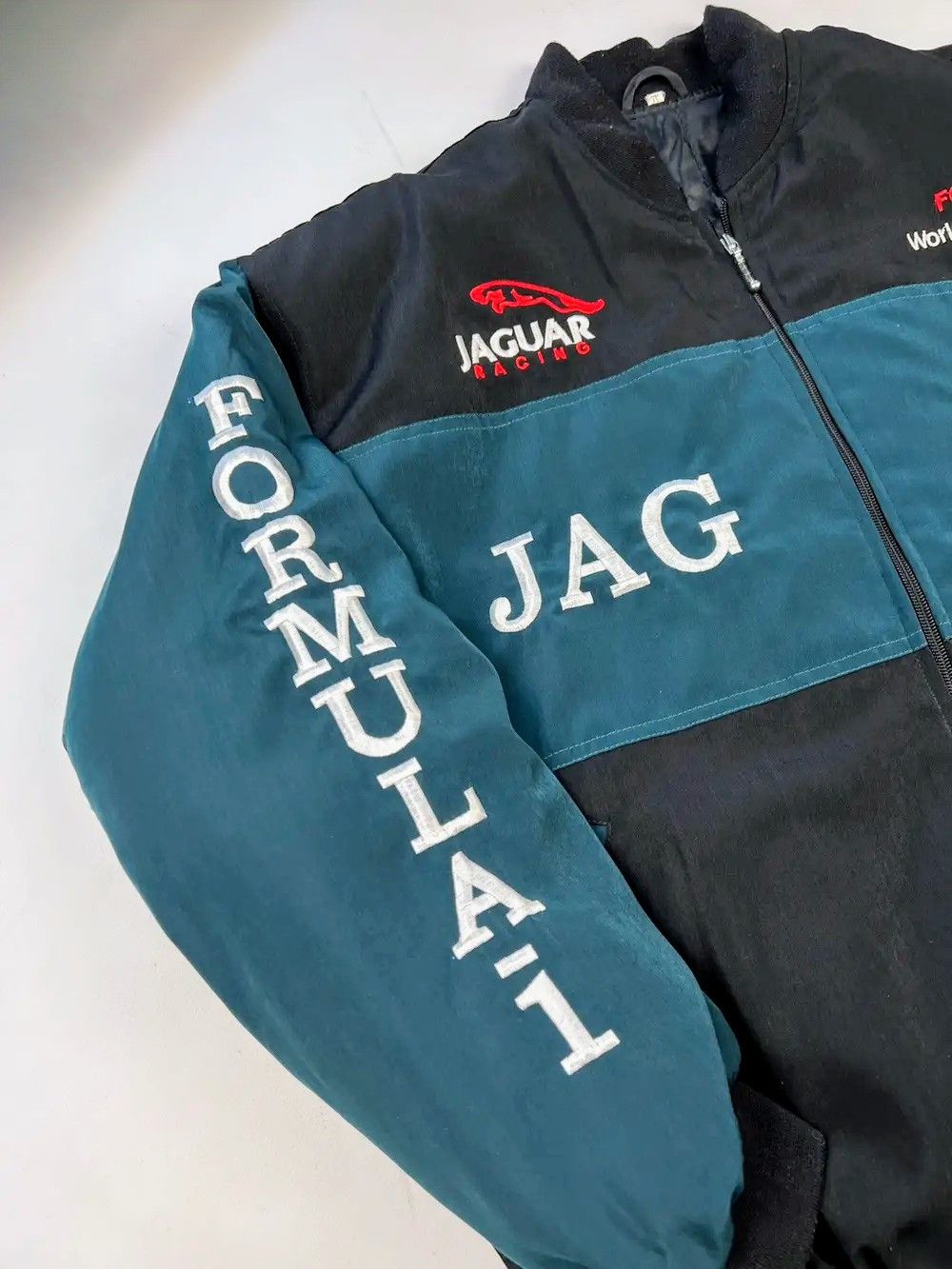 Formula 1 💥 Jaguar 💥 Formula-1 Christian Klien Racing Bomber Jacket Size US XL / EU 56 / 4 - 2 Thumbnail