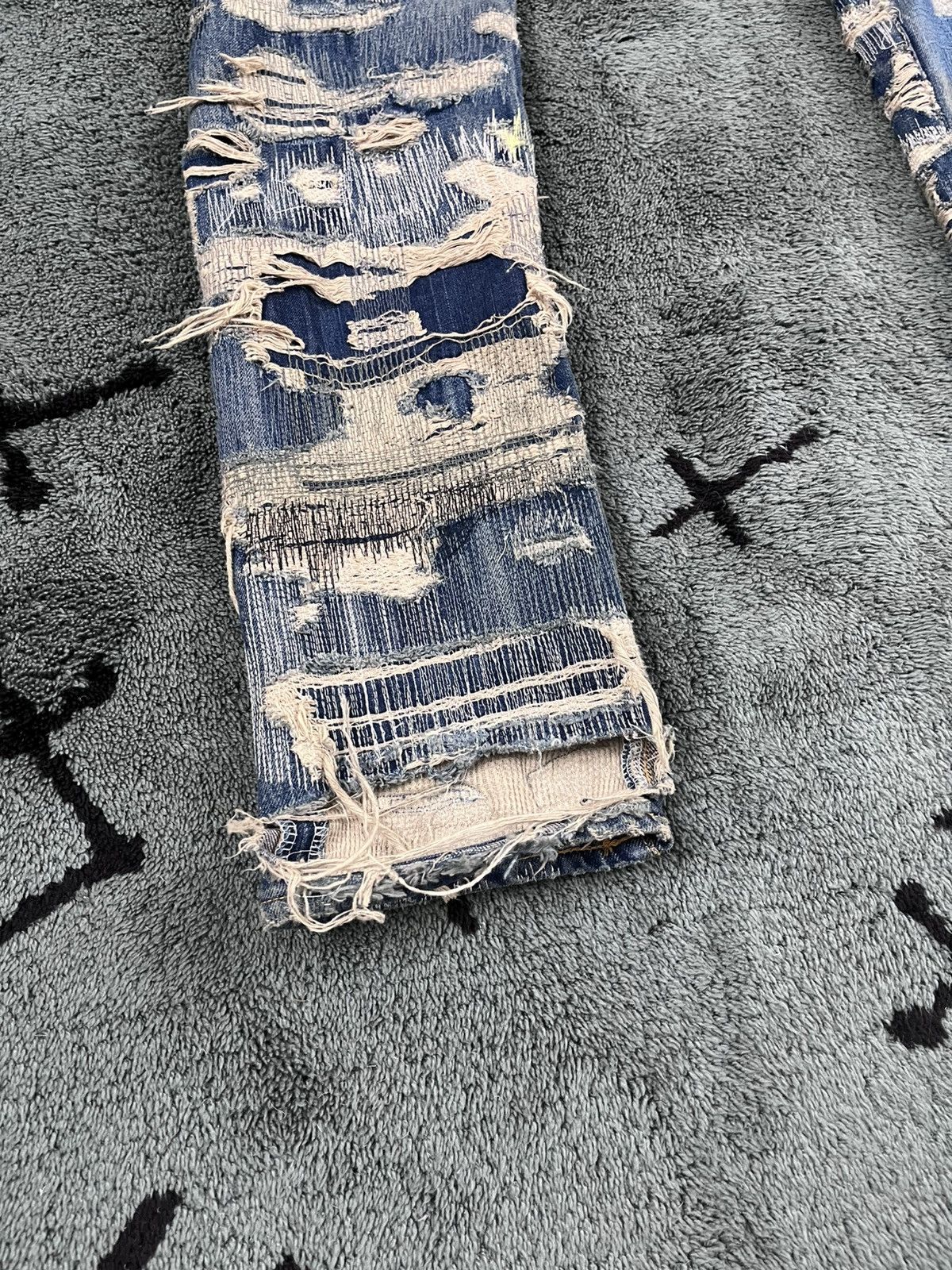 Undercover Undercover AW05 “Arts & Craft” 85 Denim Jeans Size US 32 / EU 48 - 3 Thumbnail