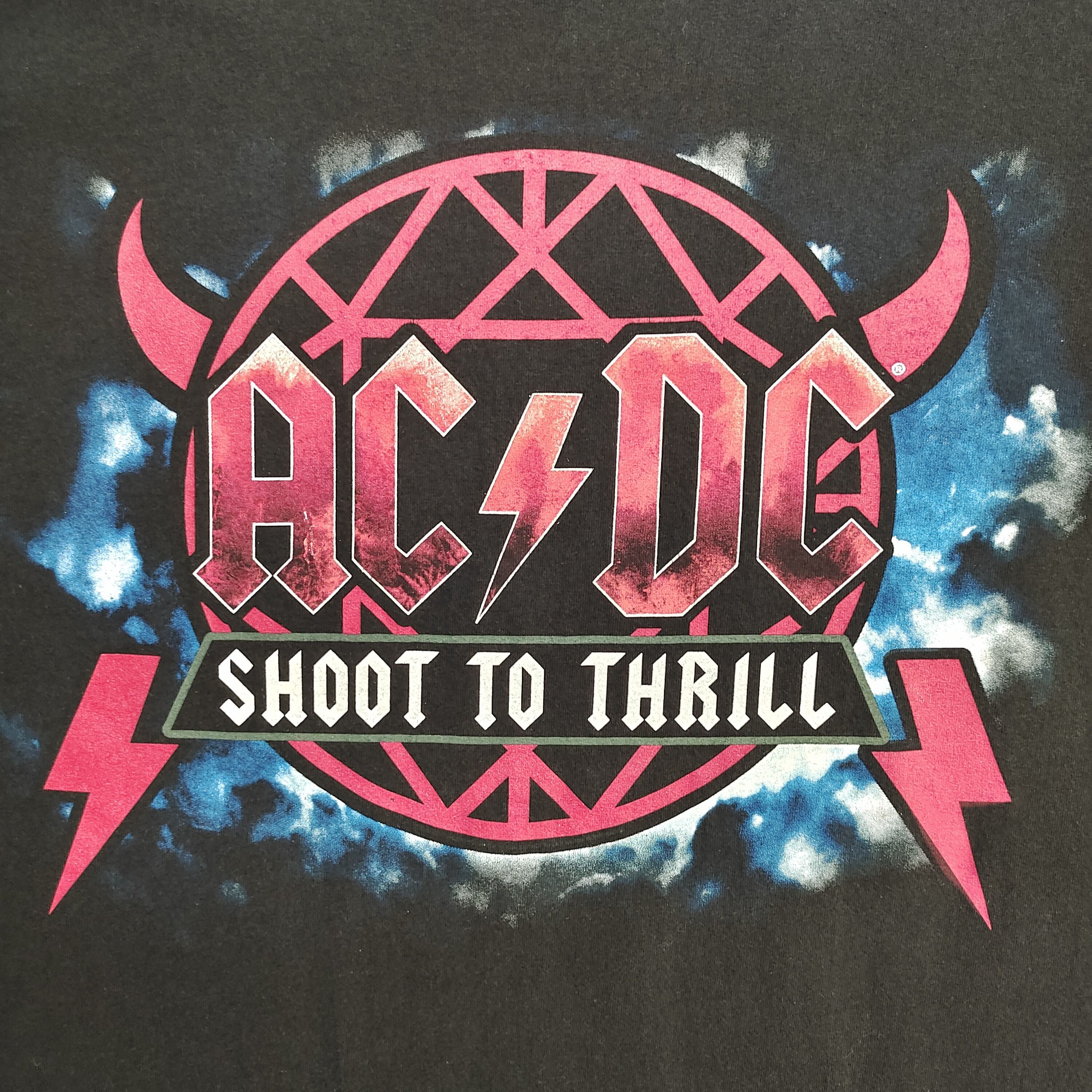Band Tees AC/DC Shoot To Thrill Devil Horns Tee Size L Black Ice Era Size US L / EU 52-54 / 3 - 7 Thumbnail