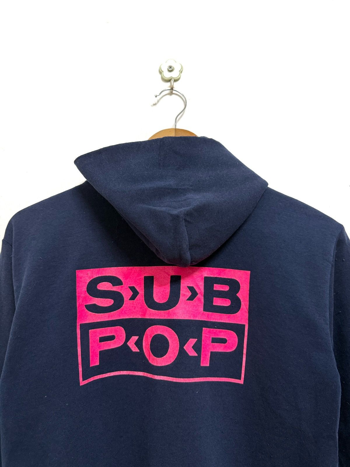 Nirvana × Vintage Vintage Sub Pop “No comment” Large Youth Hoodie Size US L / EU 52-54 / 3 - 4 Thumbnail