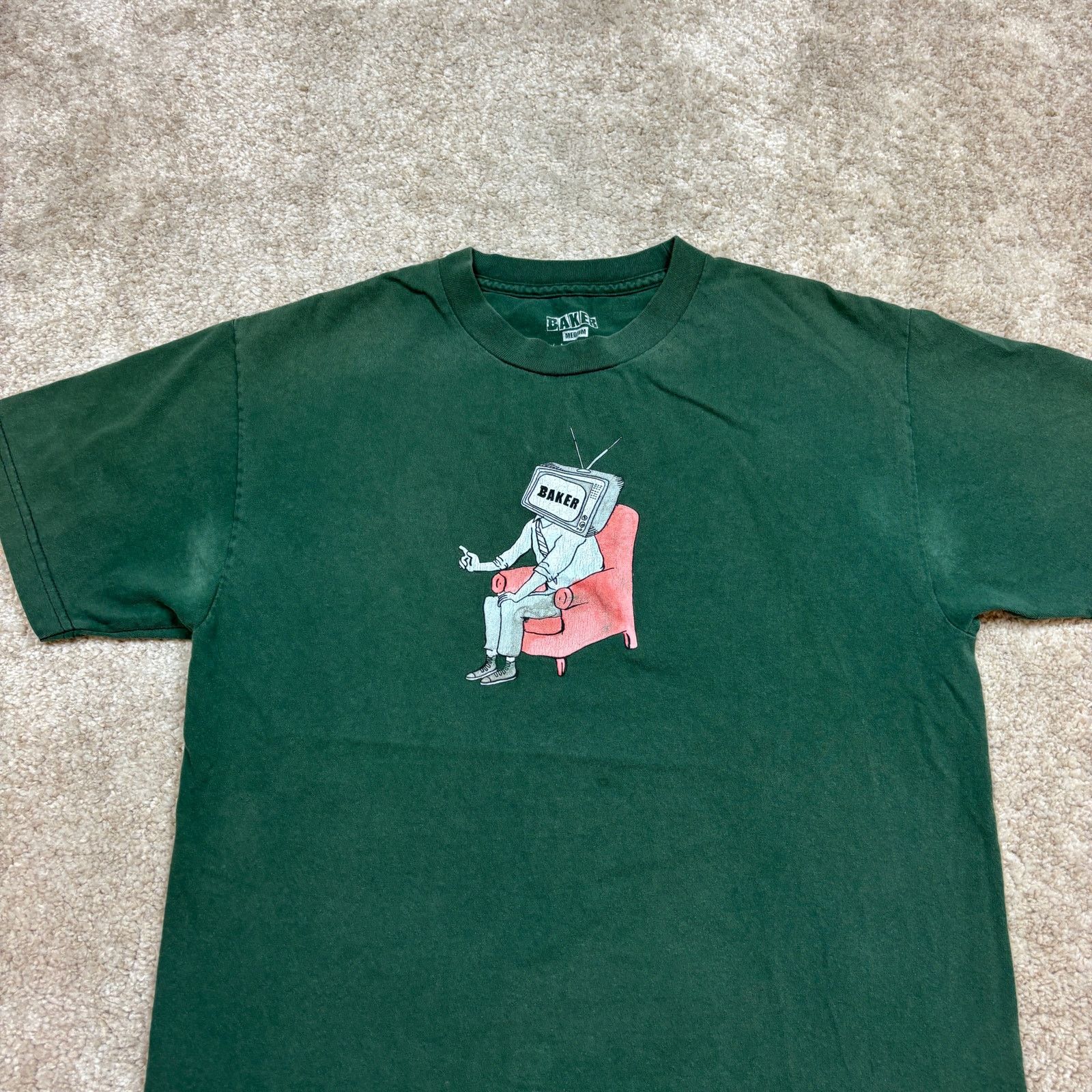 Other Baker Skateboards TV Head Coach Tee Shirt Men's Medium Y2K Size US M / EU 48-50 / 2 - 2 Thumbnail