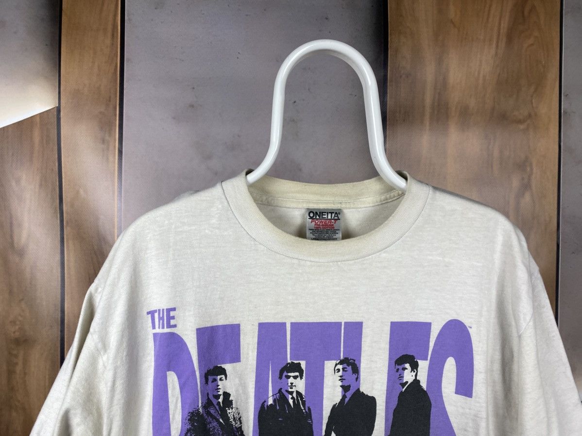 Band Tees 🎸Vintage 1995 T-Shirt The Beatles Big Logo VTG Tee🎸 Size US L / EU 52-54 / 3 - 6 Thumbnail