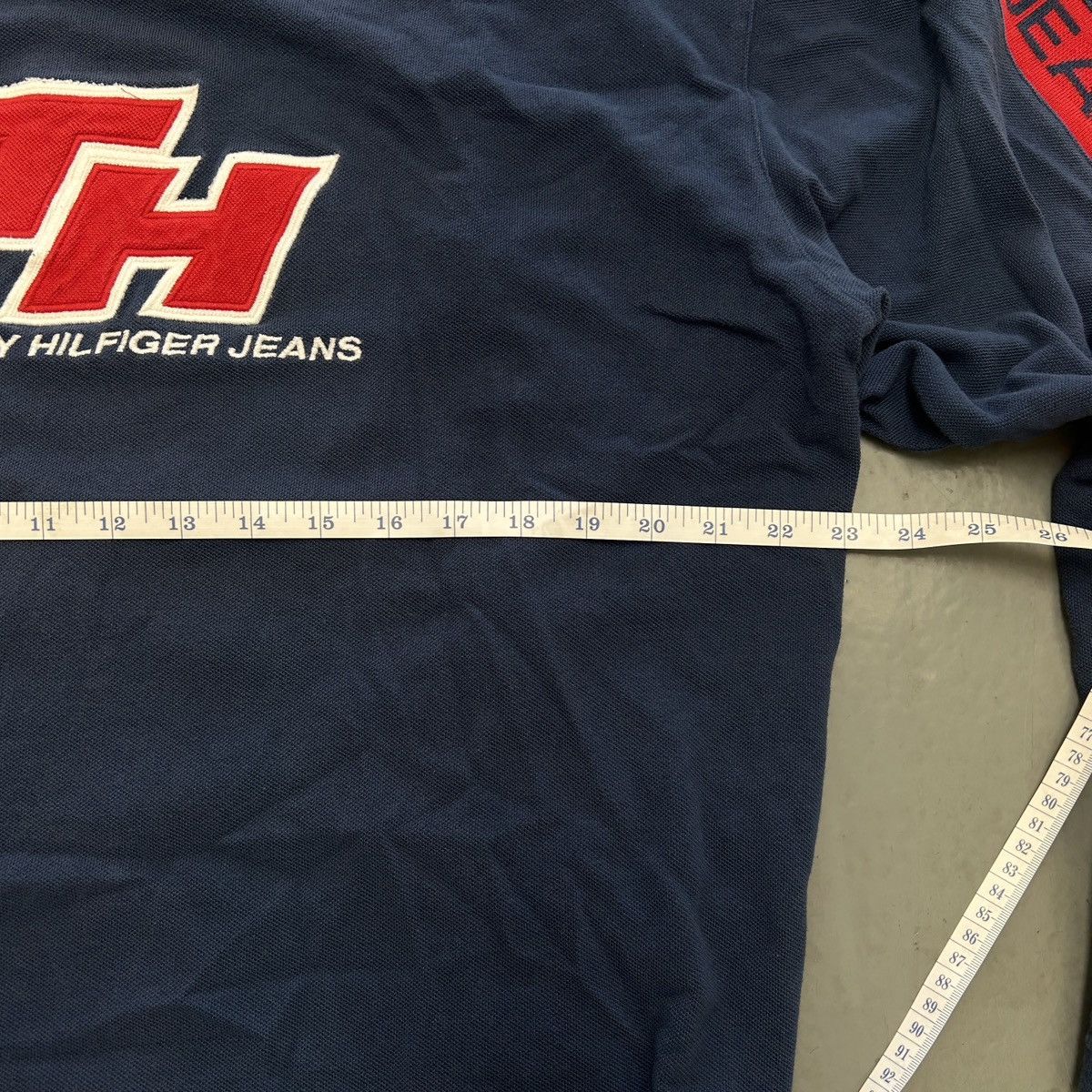 Tommy Hilfiger Tommy Hilfiger Jeans Logo Tape Long Sleeve Size US XXL / EU 58 / 5 - 4 Thumbnail