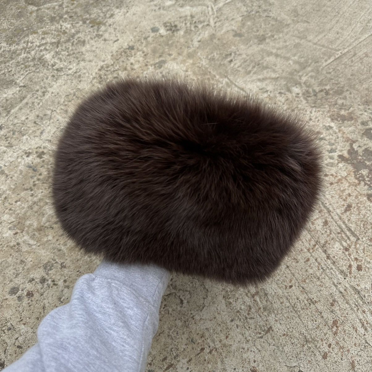 Designer × Japanese Brand Vintage Japanese Style Real Fur Cap Hat Ushanka Y2K 90s Size ONE SIZE - 3 Thumbnail