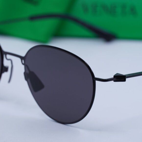 Bottega Veneta 🕶️ New Bottega Veneta BV1268S 001 Black/Grey Sunglasses Size ONE SIZE - 4 Thumbnail