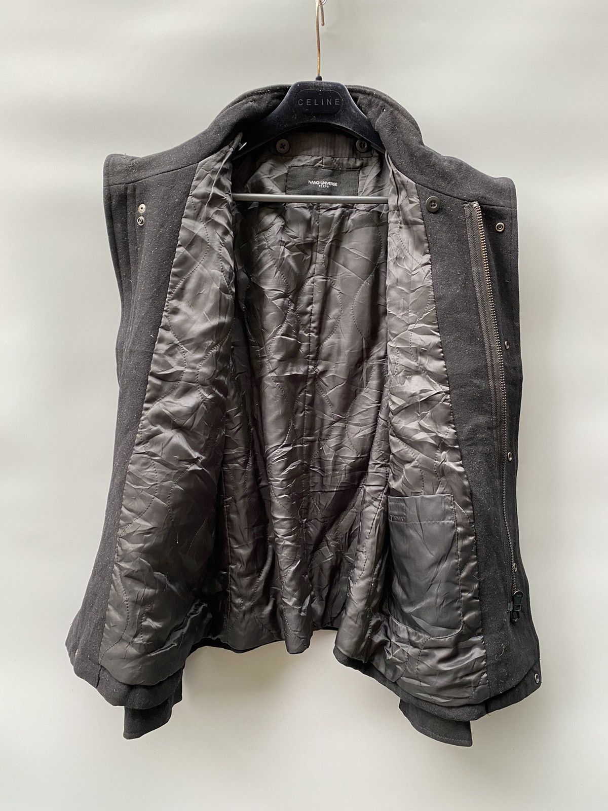 If Six Was Nine × Japanese Brand × NANO universe Avant Garde Wool Jacket Size US S / EU 44-46 / 1 - 6 Thumbnail