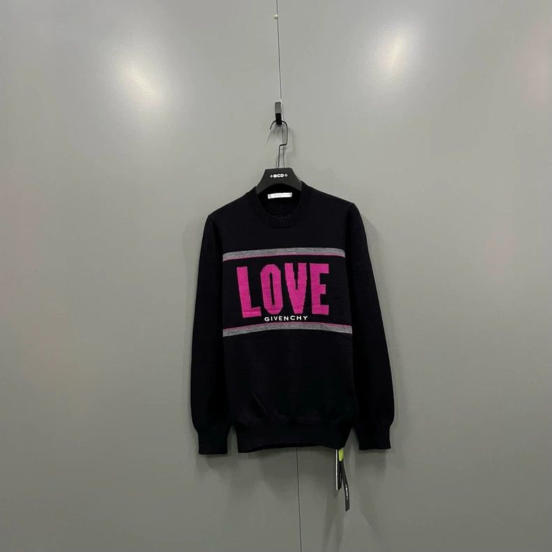 Givenchy Givenchy Front LOVE Printed Sweater Size US M / EU 48-50 / 2 - 1 Thumbnail