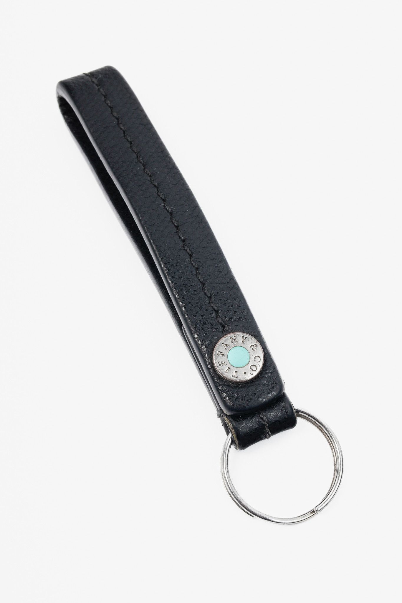 Tiffany & Co. Tiffany & Co. Black Leather Snap Loop Keychain Size ONE SIZE - 1 Thumbnail