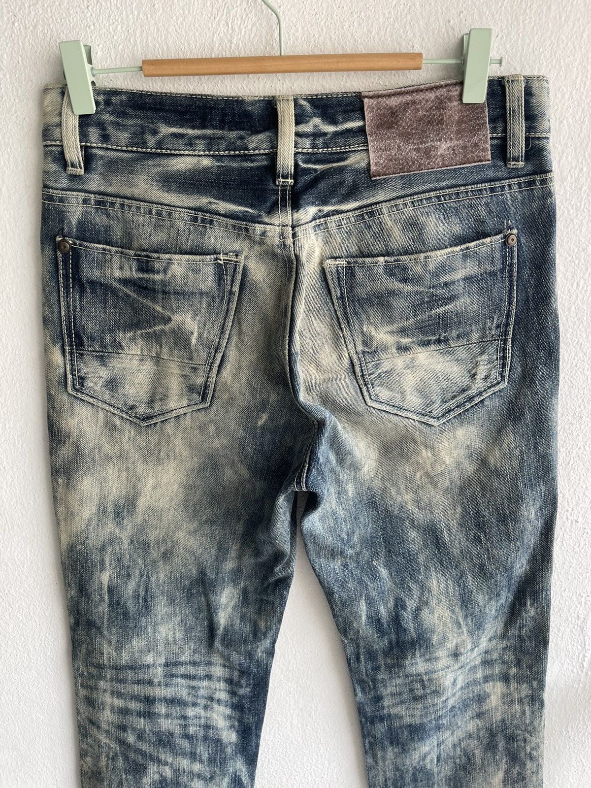 Hang Ten × Japanese Brand × Vintage Hang Ten Acid Wash Denim Straight Cut y2k style Size US 30 / EU 46 - 9 Thumbnail