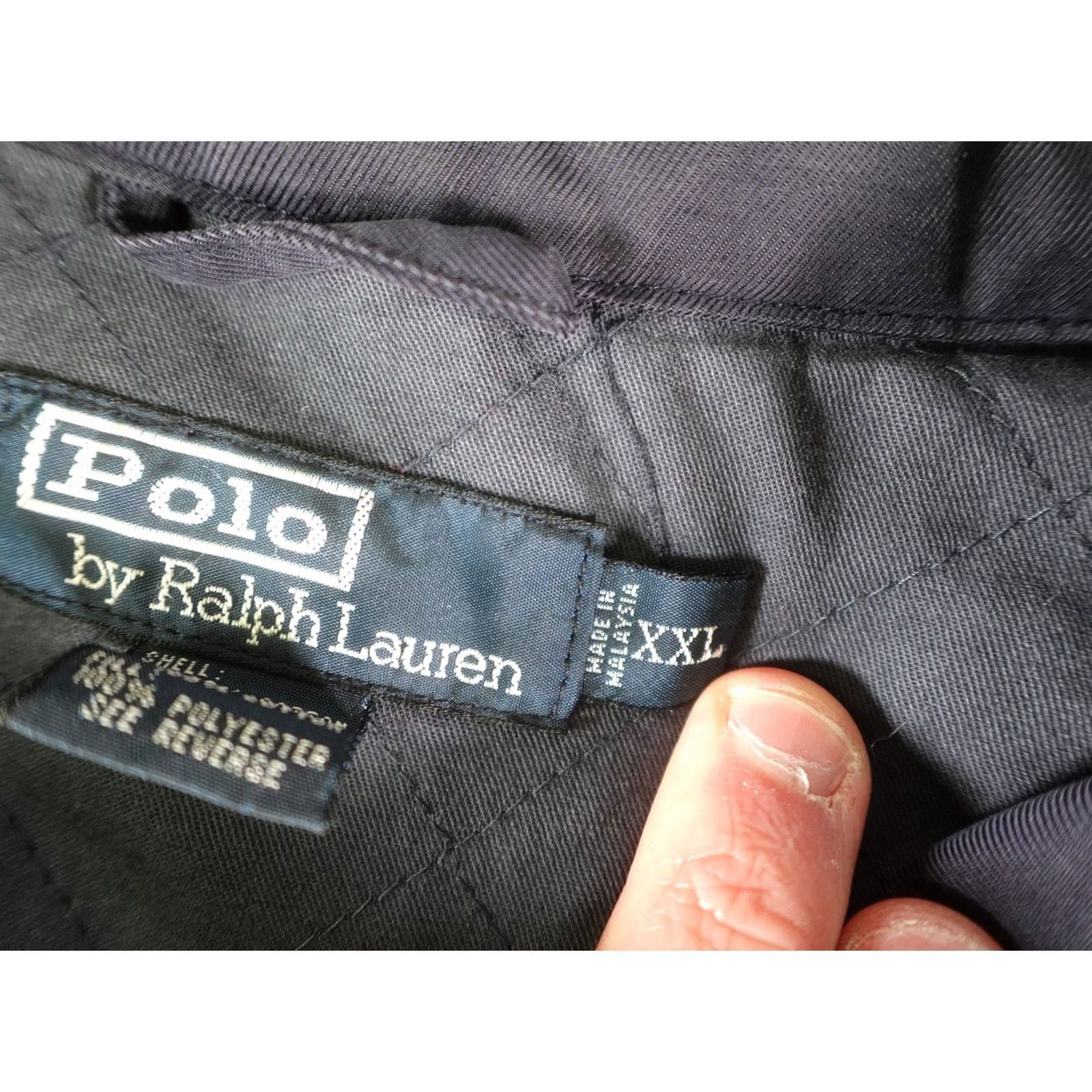 Polo Ralph Lauren VINTAGE Polo Ralph Lauren Coat Mens 2XL Blue Chore Barn Field Insulated Overcoat Size US XXL / EU 58 / 5 - 4 Thumbnail