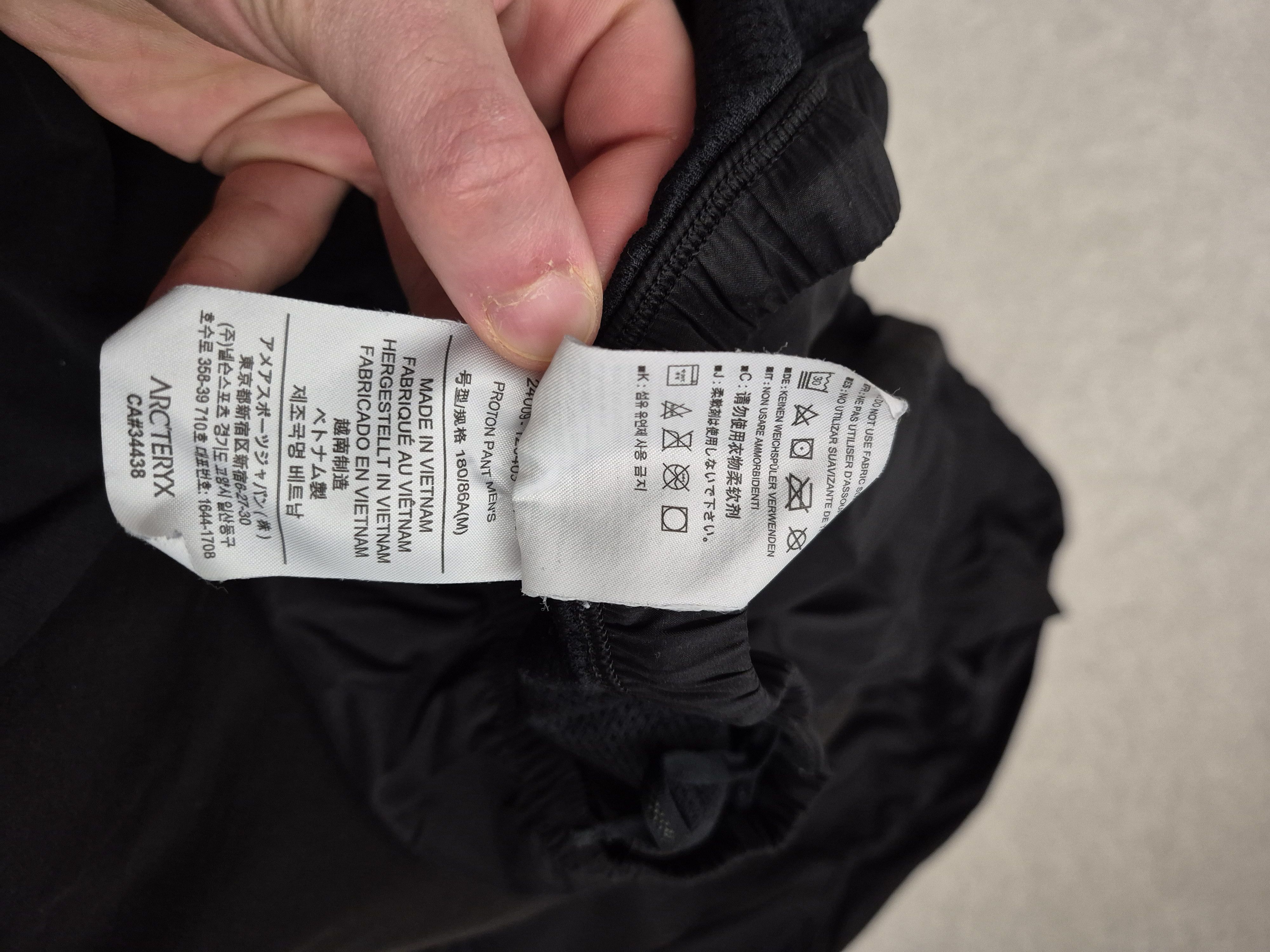 Arc'teryx Arc'teryx Proton Pant Insulated Breathable Black Size US 32 / EU 48 - 8 Thumbnail