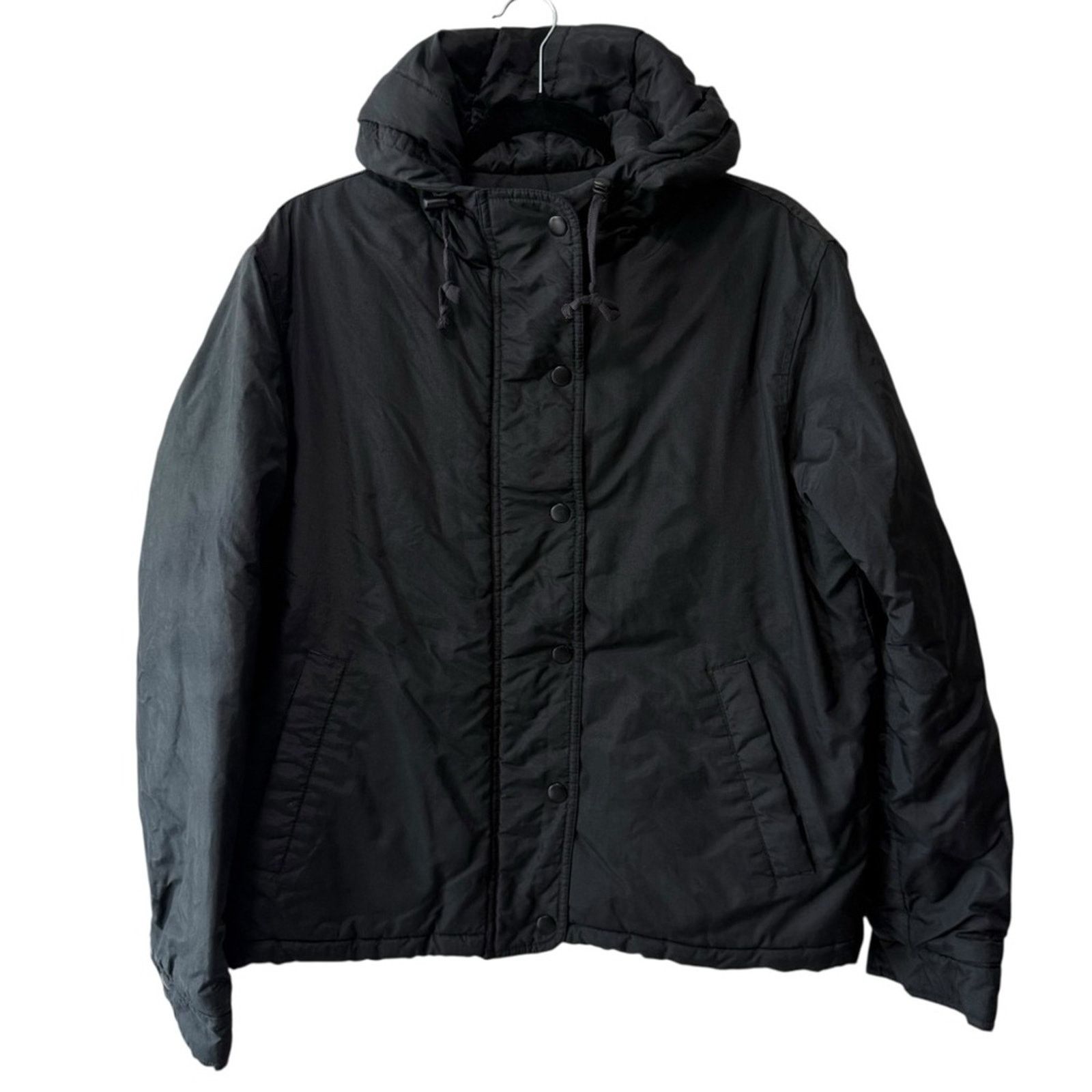 J.Crew J.Crew Puffer Jacket with Hood and Insulation Black Size S Size S / US 4 / IT 40 - 1 Thumbnail