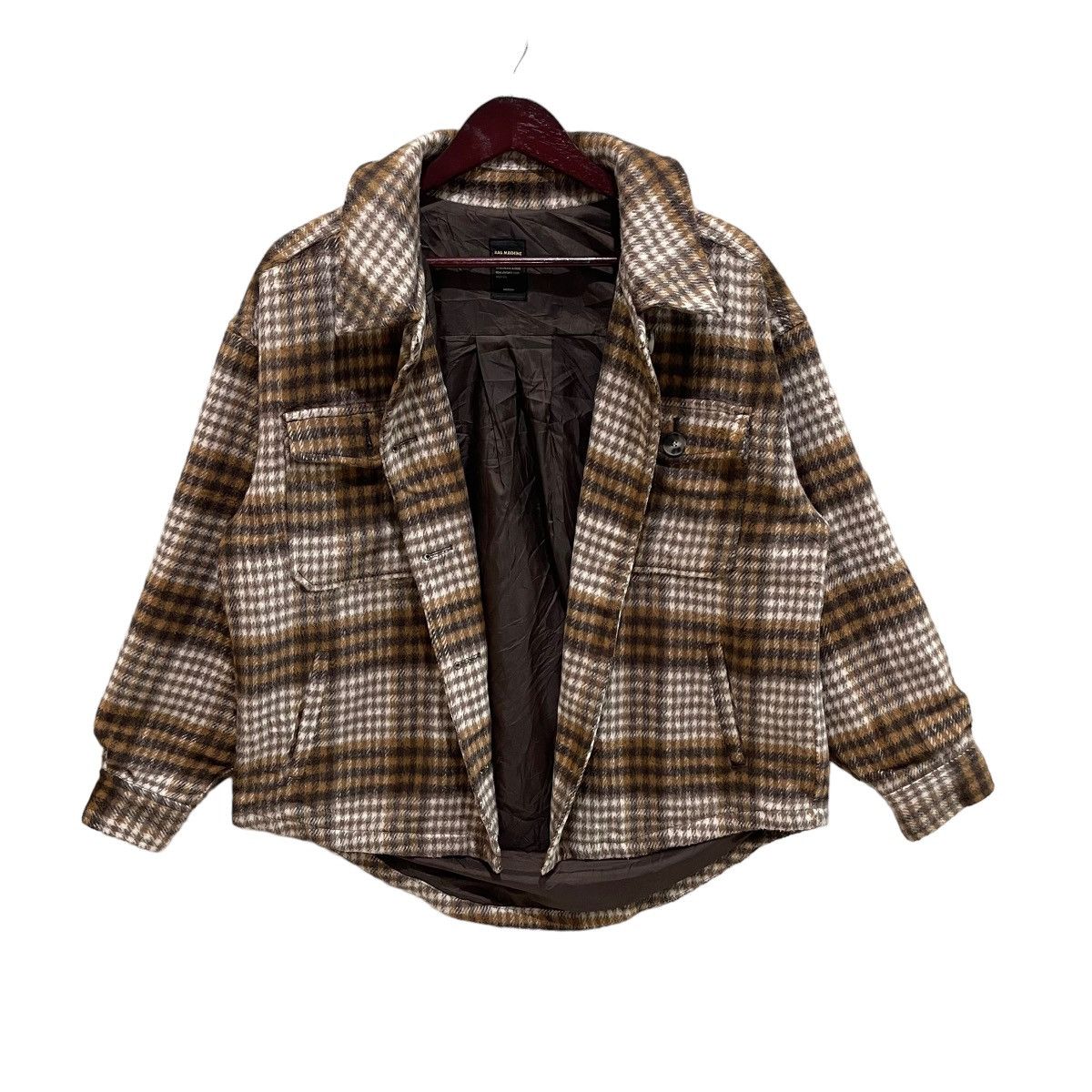 American Rag × Flannel × Vintage Vintage Rag Machine Button Jacket Size US M / EU 48-50 / 2 - 7 Thumbnail