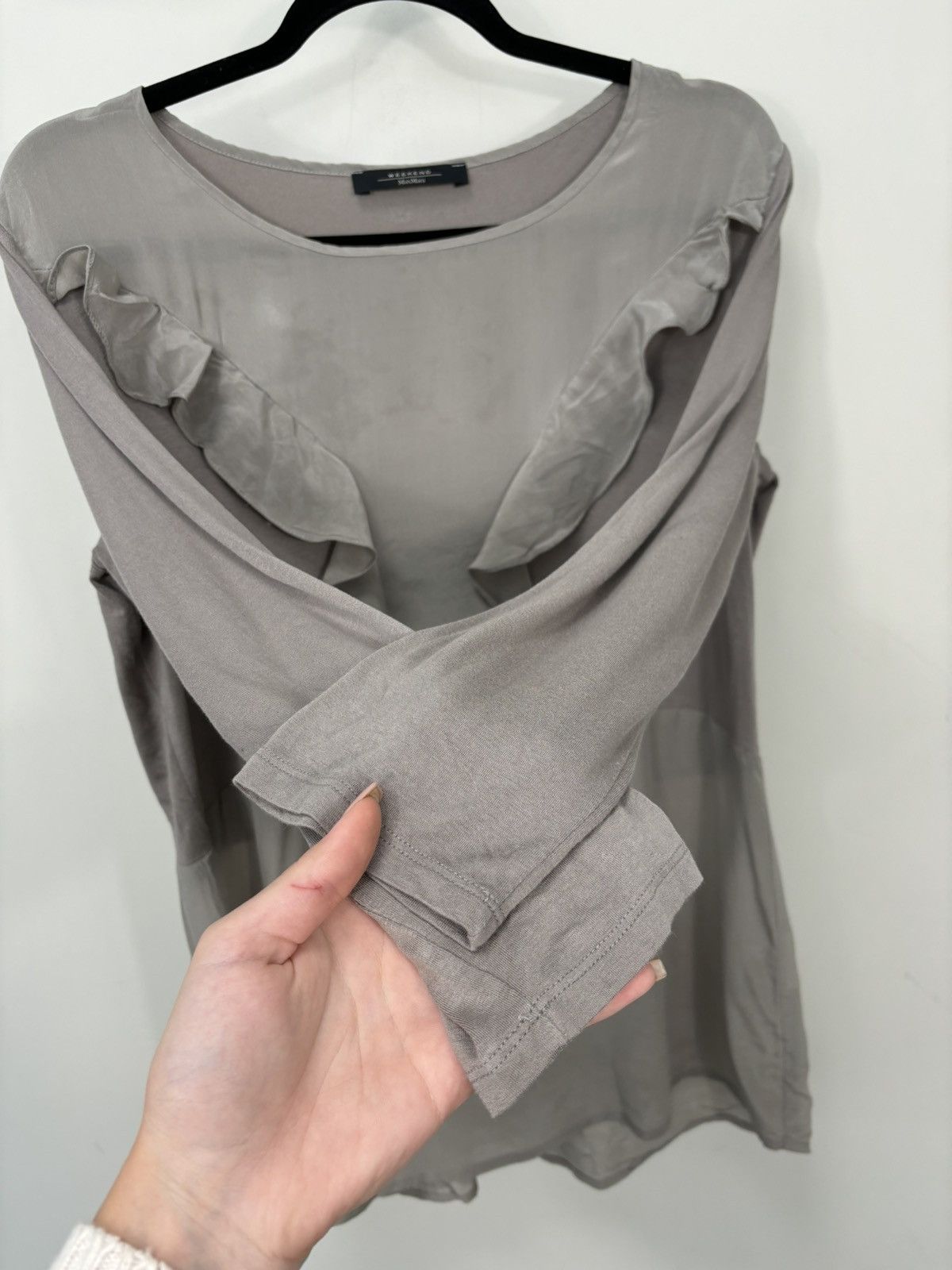 Max Mara Max Mara Weekend Classic Women’s Luxury Blouse Shirt Size M / US 6-8 / IT 42-44 - 3 Thumbnail