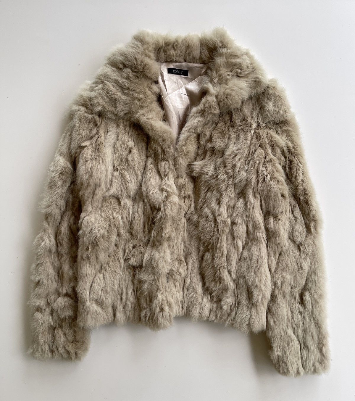 Vintage Vintage Robes Real Rabbit Fur Jacket Size M / US 6-8 / IT 42-44 - 4 Thumbnail