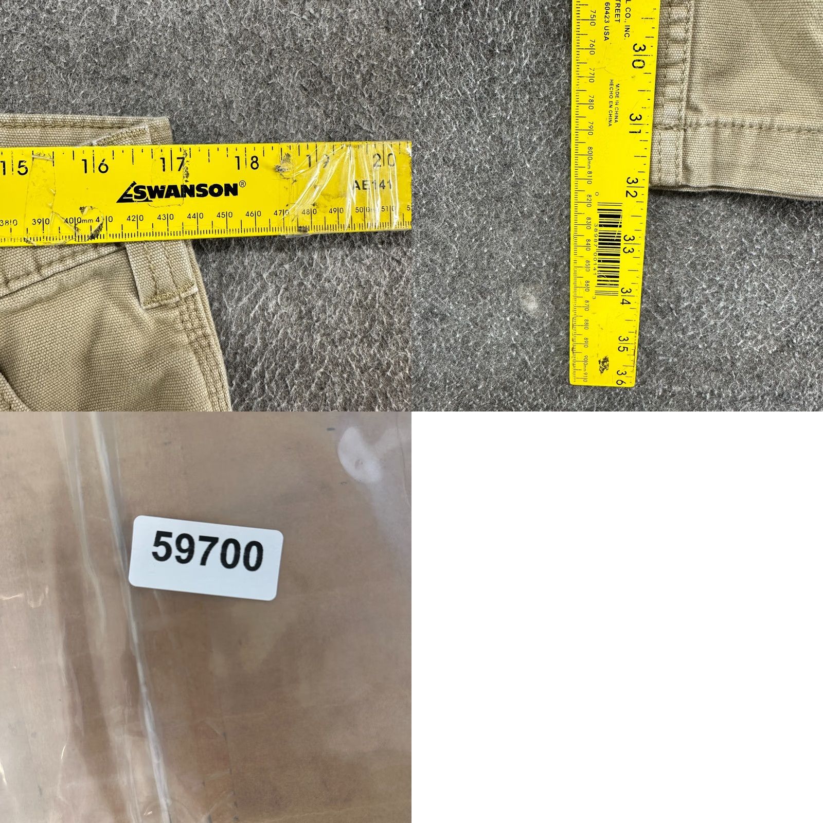 Carhartt VINTAGE Carhartt Pants Mens 34x32 Brown Tan Straight Cotton Stretch Relaxed Rugged Flex Shirt? Size US 34 / EU 50 - 8 Thumbnail