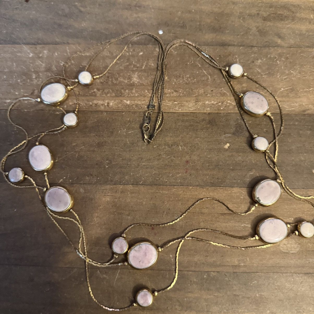 Other Avon SP gold tone layered station stone necklace Size ONE SIZE - 2 Thumbnail