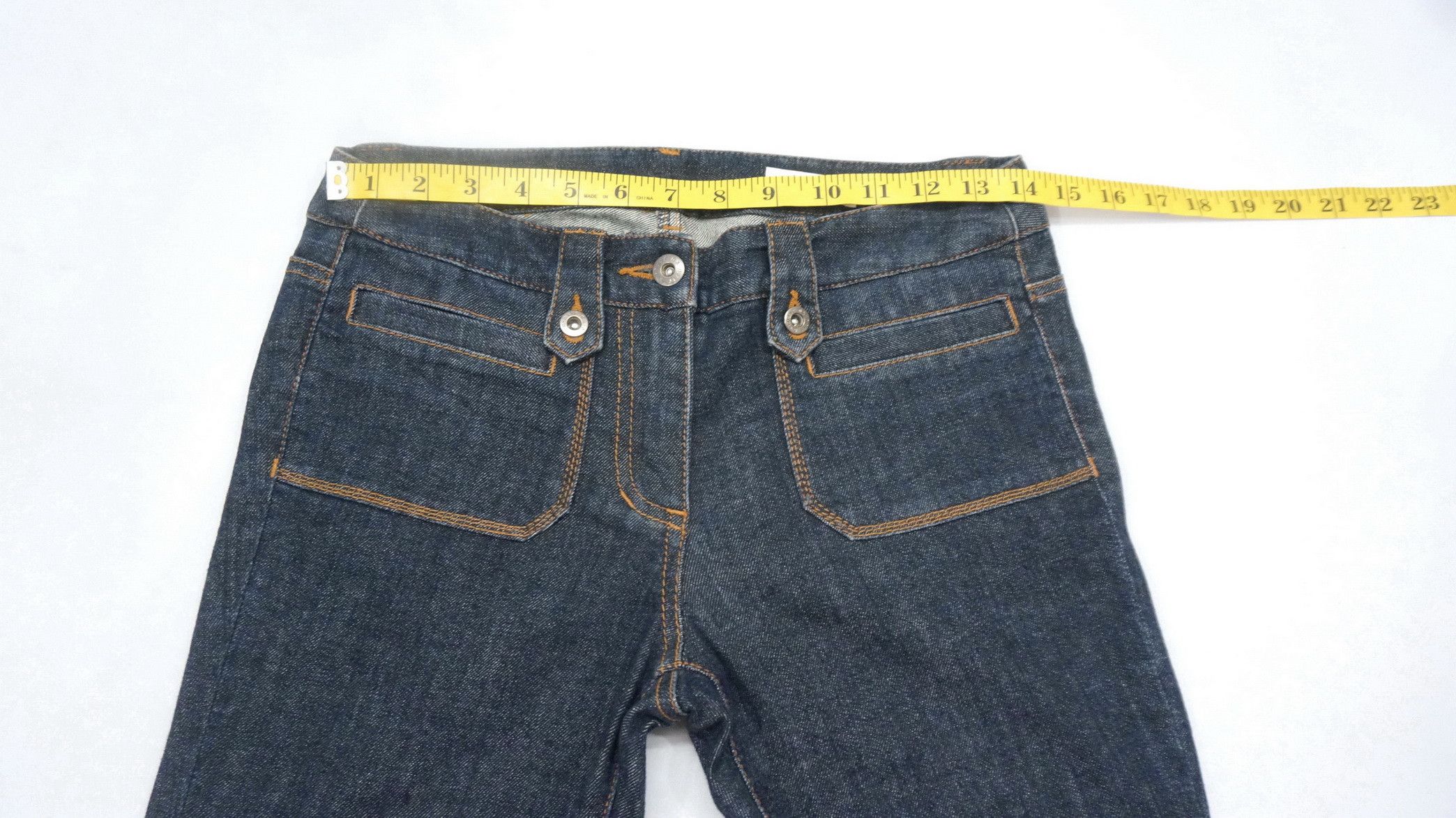 Area AREA FREE Japan Flared Indigo Women Jeans Size 28" / US 6 / IT 42 - 7 Thumbnail