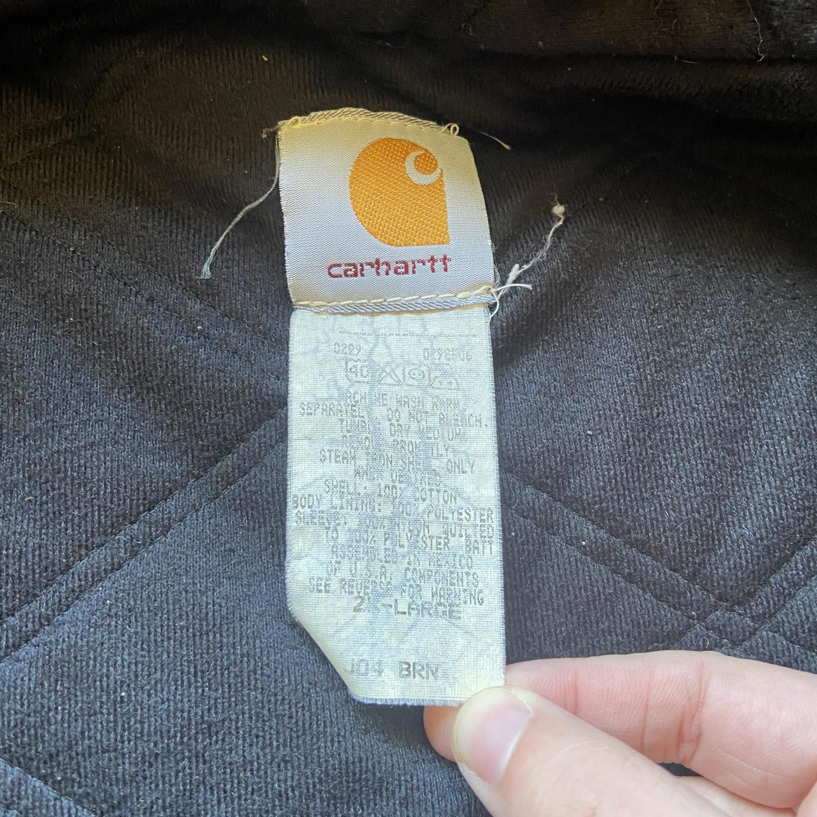 Carhartt Vintage 90s Faded Paint Splatter Carhartt Distressed Jacket Size US XXL / EU 58 / 5 - 3 Thumbnail