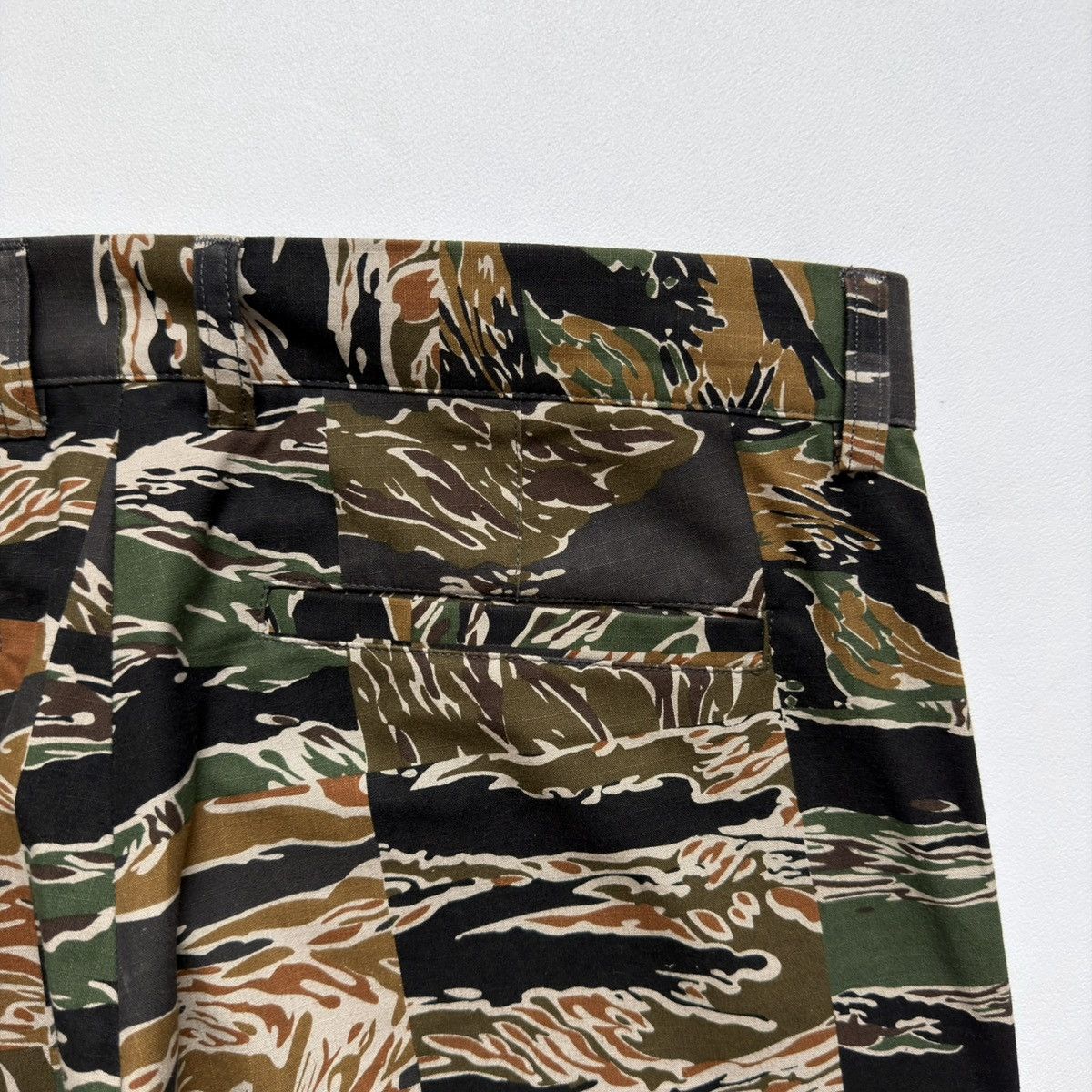 Dries Van Noten S/S 20 Patchwork Tiger Camo Print Pants Size US 32 / EU 48 - 14 Thumbnail