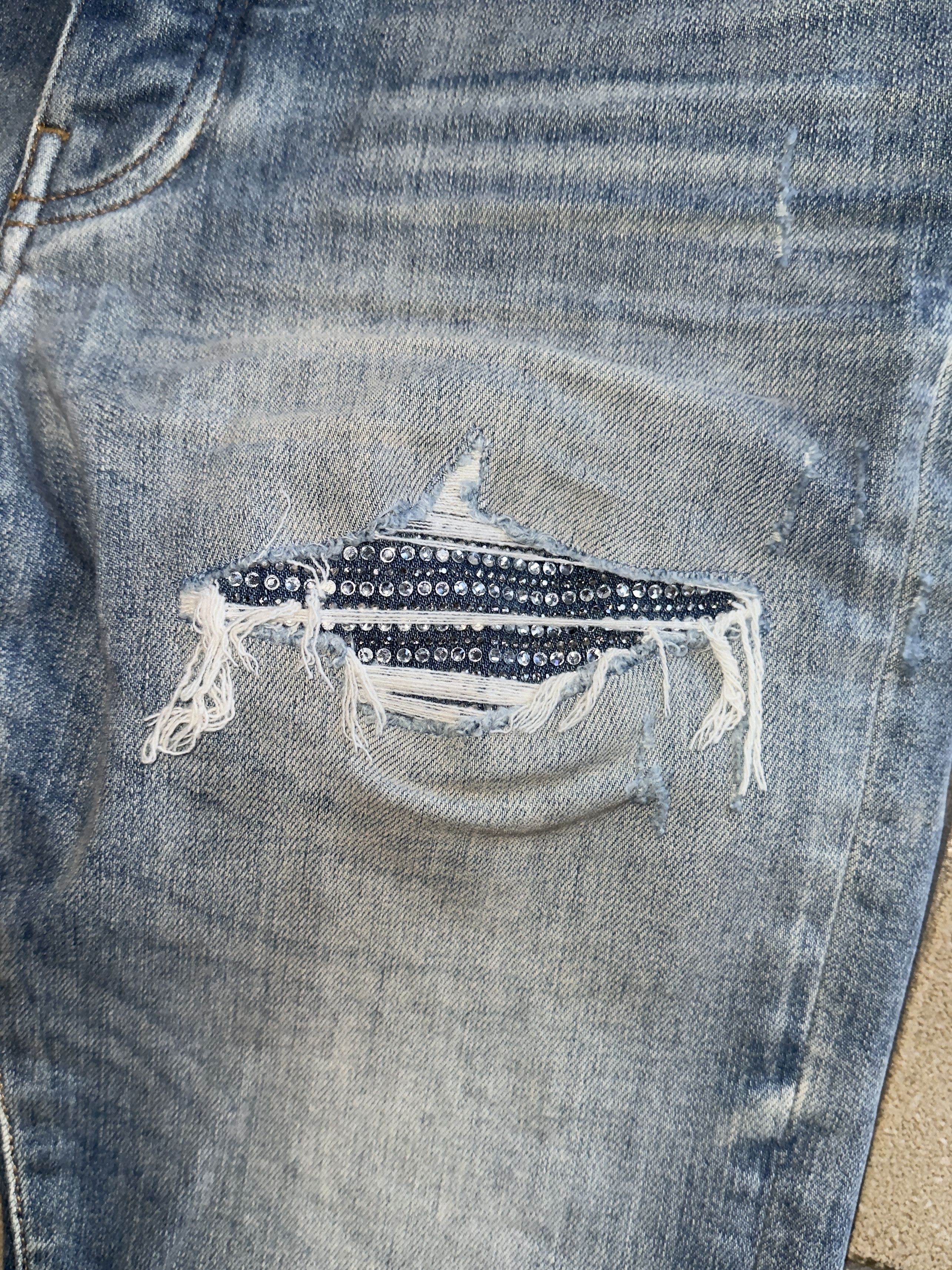 Amiri Amiri Crystal MX1 Jeans Size US 30 / EU 46 - 5 Thumbnail