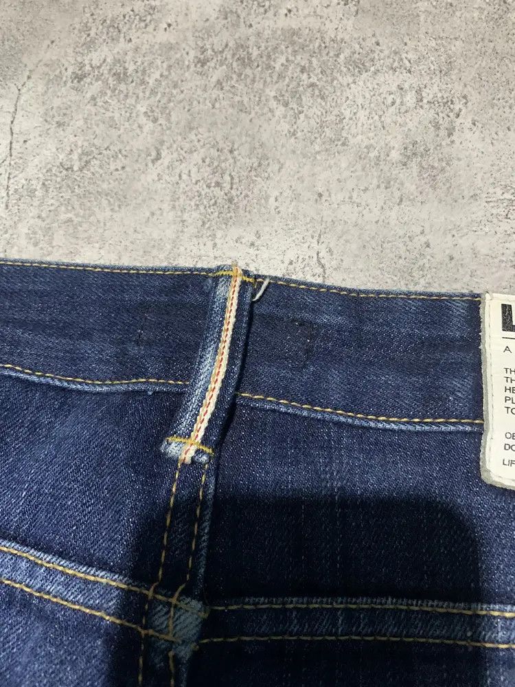 LIFUL MINIMAL GARMENTS S/S 2008 LIFUL slim straight redline selvedge jeans Size US 33 - 11 Thumbnail