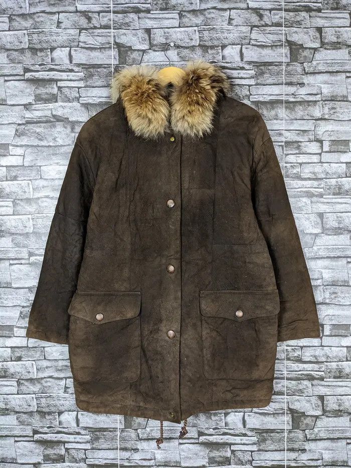 Vintage Christian Dior Padded Jacket Winterwear Fur