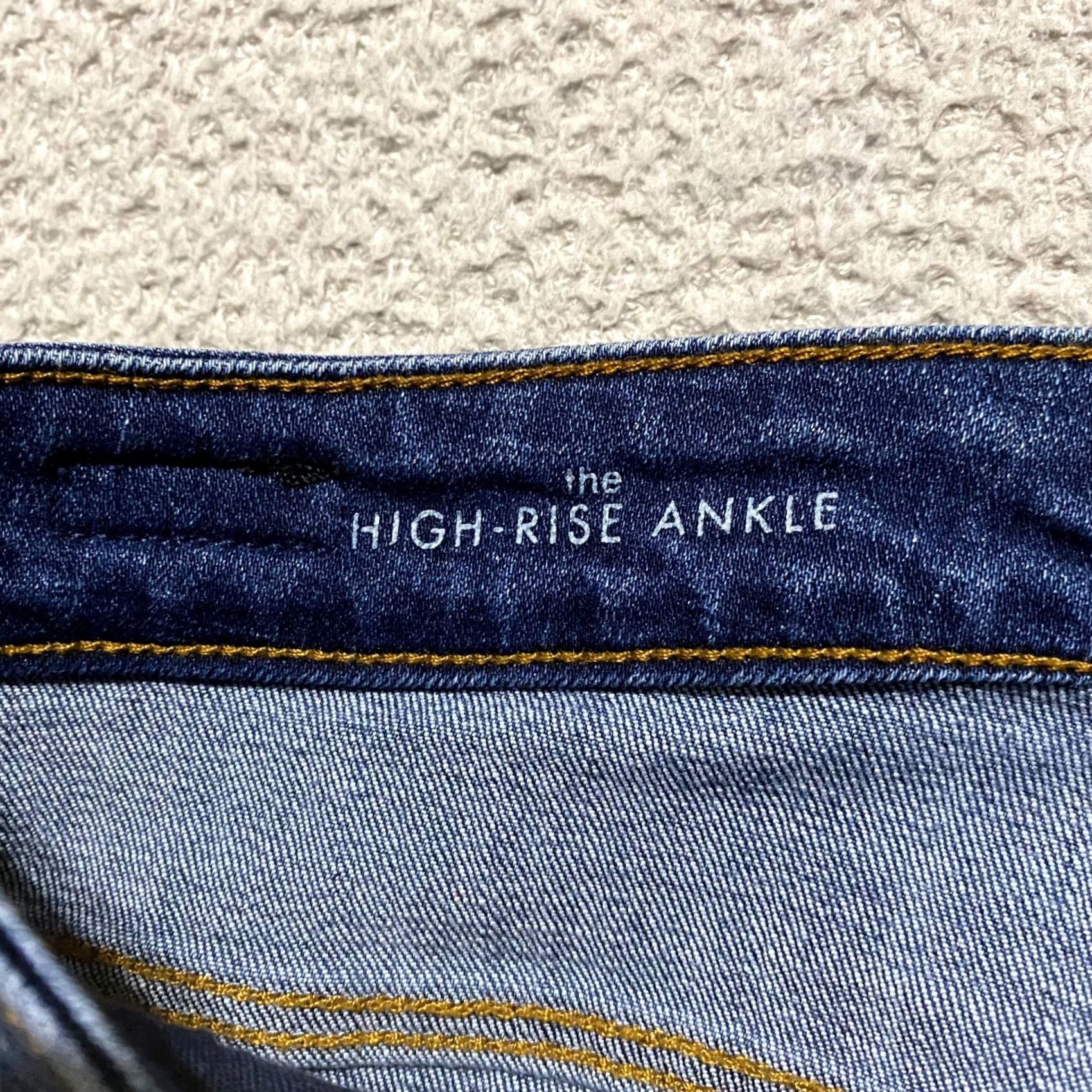 Vintage Liverpool Jeans Womens sz 6 Blue Denim High Rise Ankle Skinny Jeans Size 28" / US 6 / IT 42 - 4 Thumbnail