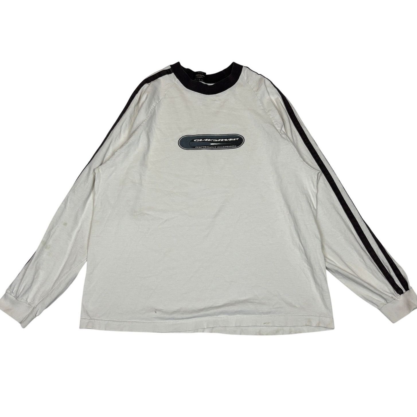 Quiksilver Vintage 90s Quiksilver LS Stripe T Shirt Men's XL Surf Skate Size US XL / EU 56 / 4 - 1 Thumbnail