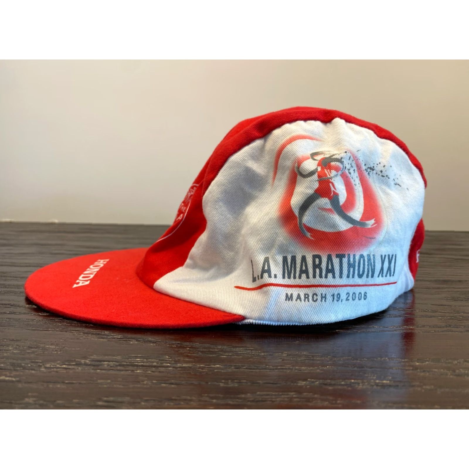 Vintage Los Angeles Marathon Hat Adult One Size Red Unstructured Baseball Cap Mens 2006 XXI Flex Fit Men’s Red Sports Classic Hat Size ONE SIZE - 4 Thumbnail