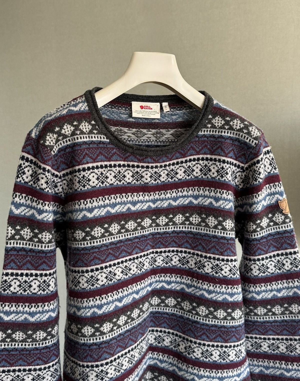 Fjallraven Fjallraven Övik Folk Knit Size L / US 10 / IT 46 - 2 Thumbnail