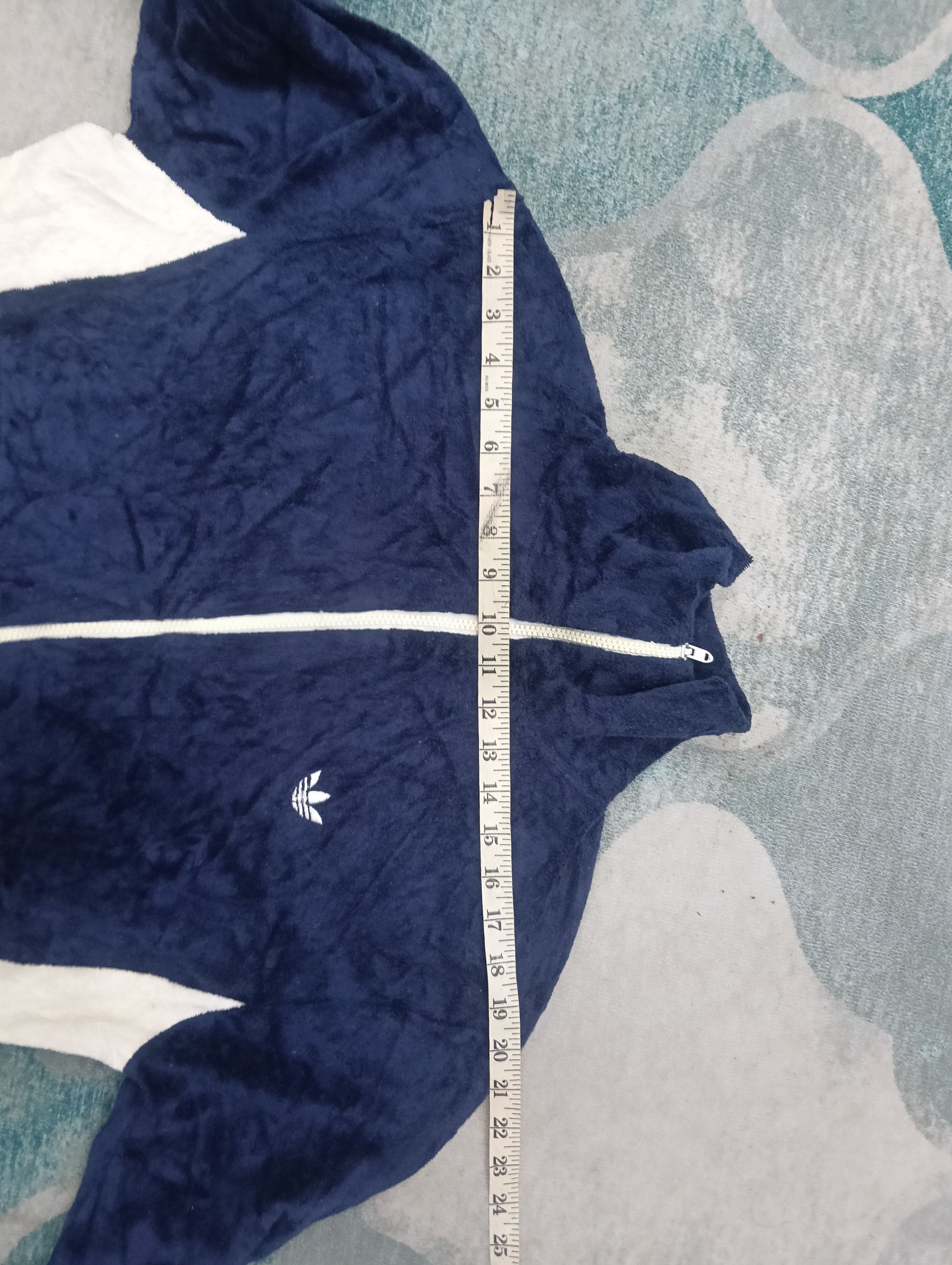 Adidas × Vintage 80s Adidas Zip Up Like Velvet Jacket Size US XL / EU 56 / 4 - 18 Thumbnail