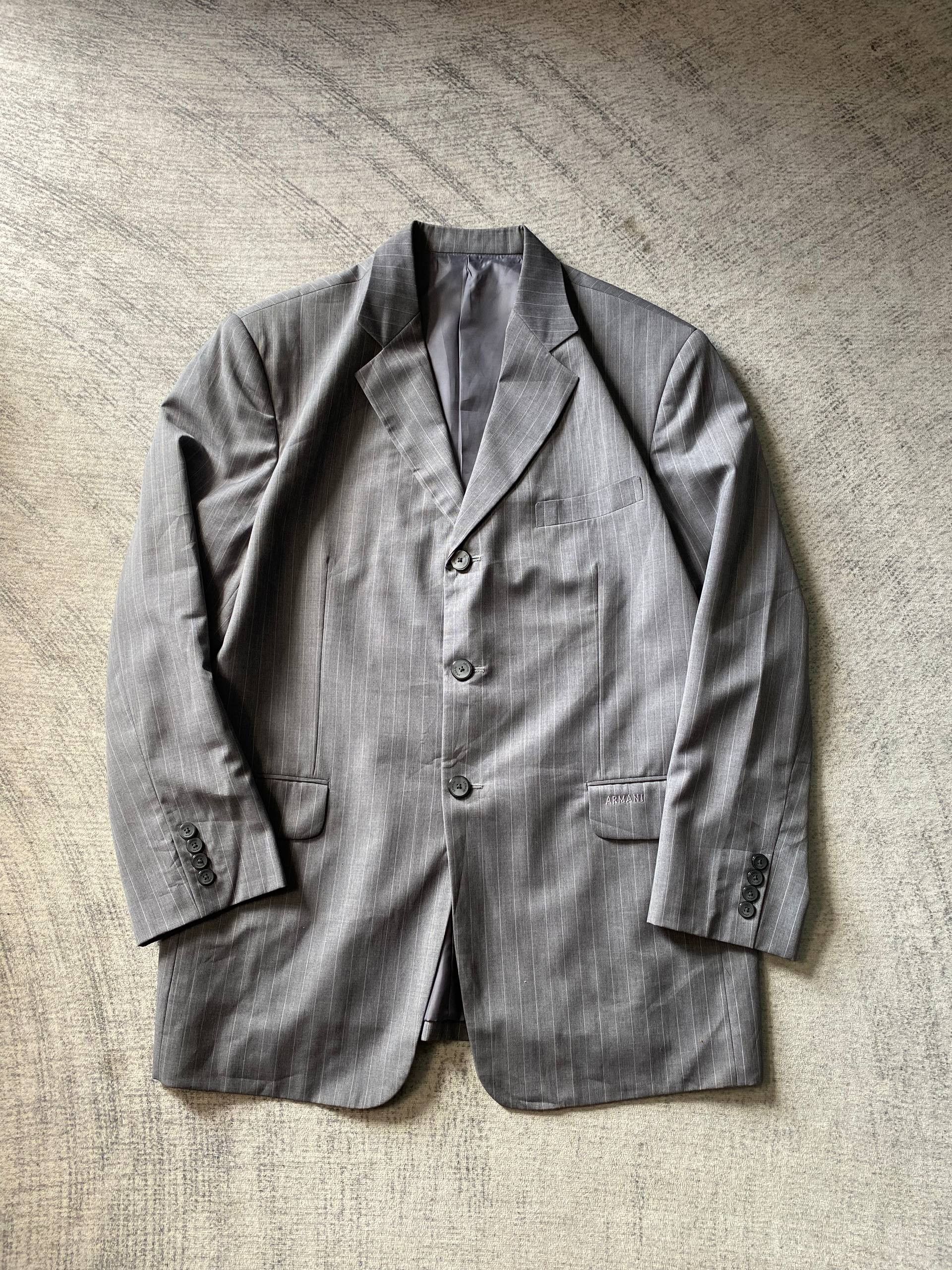 Giorgio Armani Giorgio Armani Pinstripe Blazer Made in Italy Size 46R - 1 Thumbnail