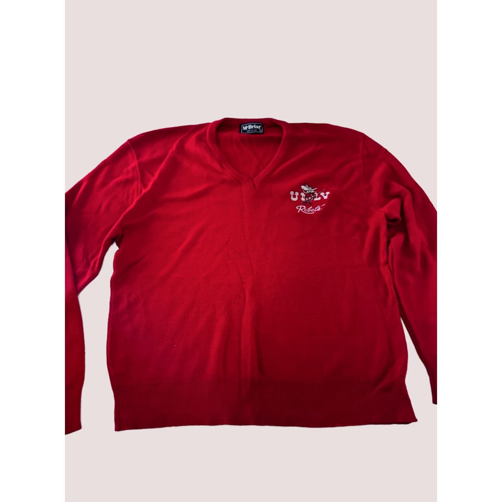 Vintage VINTAGE UNLV Rebels SWEATER Large L 1990s Mens Size US L / EU 52-54 / 3 - 1 Thumbnail