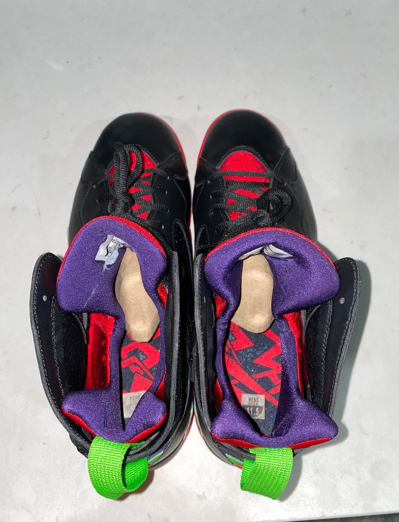Jordan Brand × Nike Air Jordan 7 Retro Marvin the Martian Size US 11.5 / EU 44-45 - 6 Thumbnail